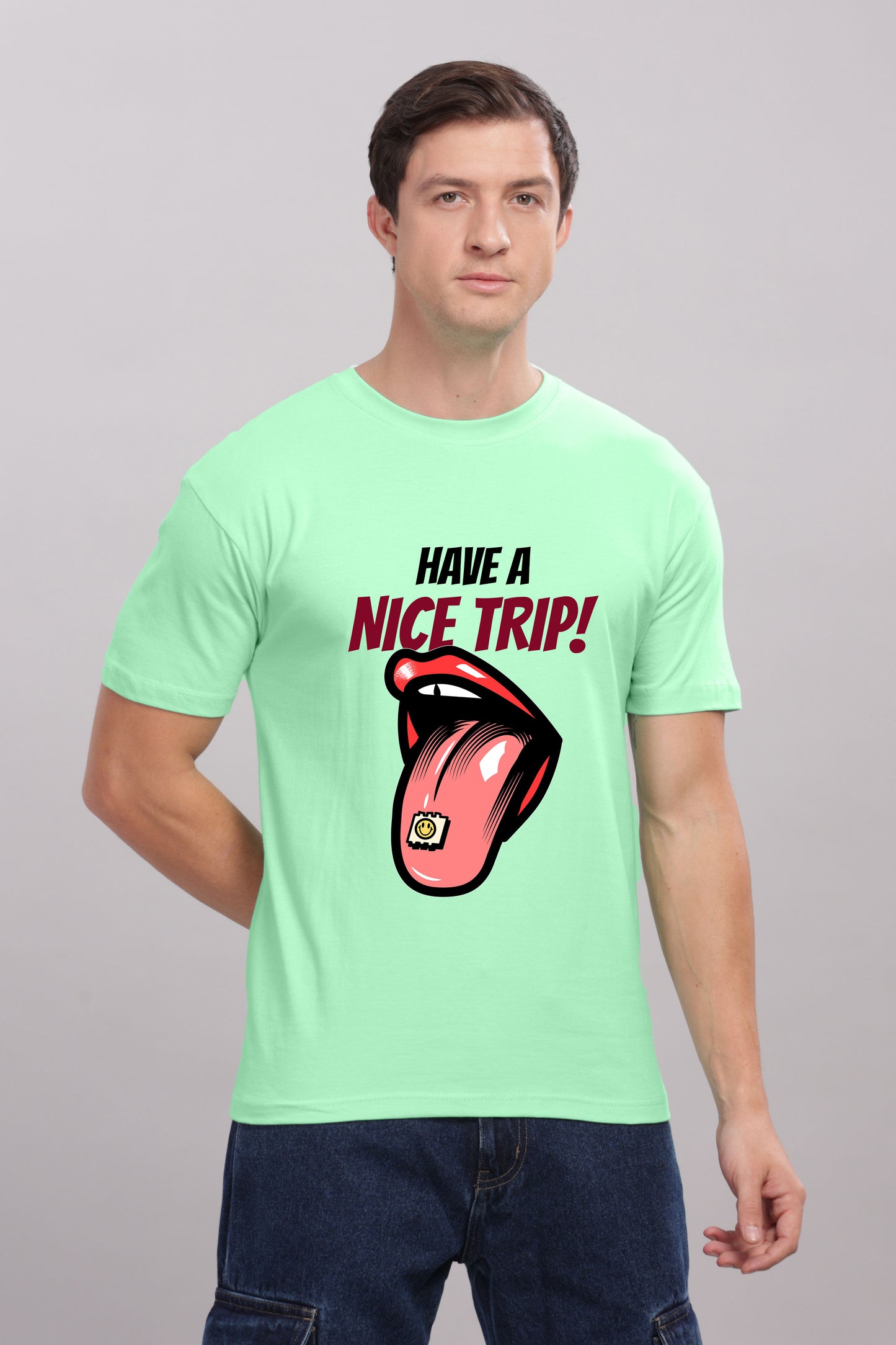 Men’s Printed Oversized Baggy Fit Rich Soft Cotton Fabric T-shirt