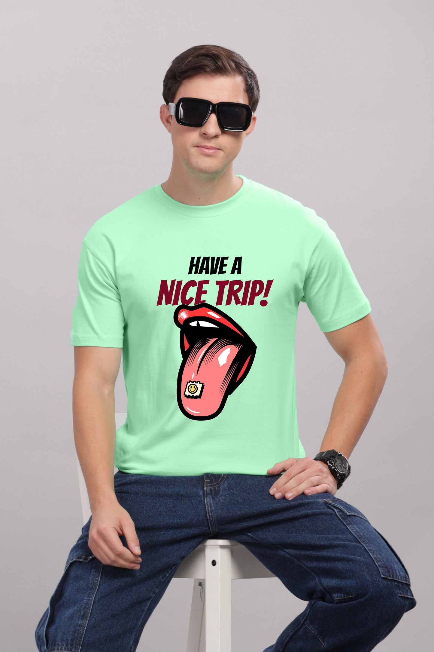 Men’s Printed Oversized Baggy Fit Rich Soft Cotton Fabric T-shirt