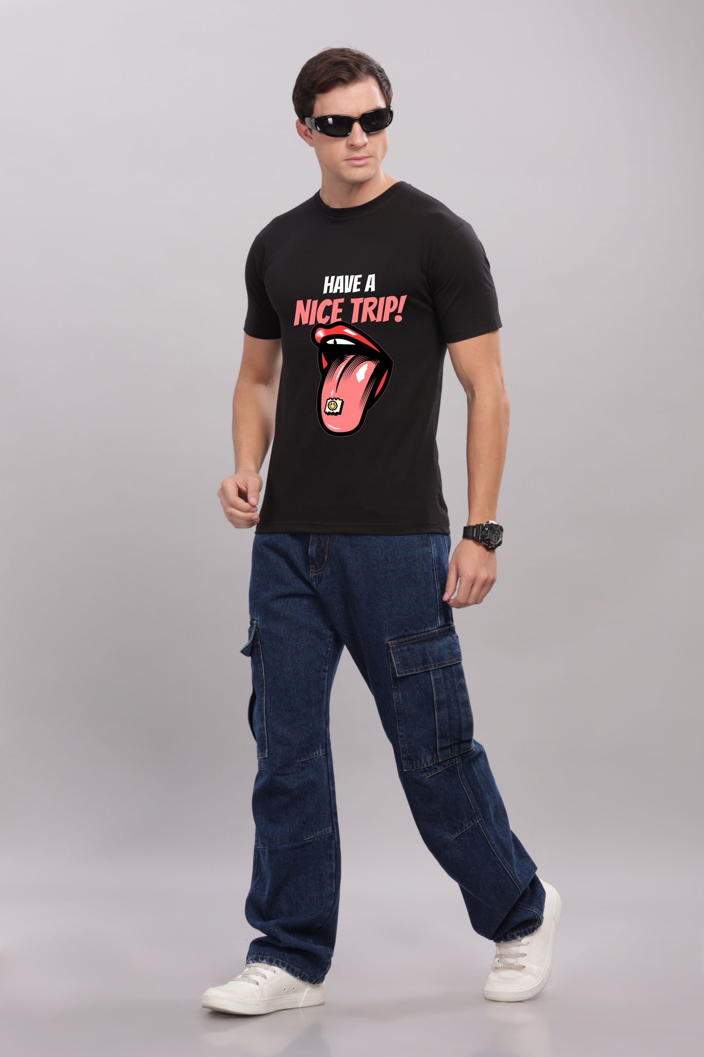 Men’s Printed Oversized Baggy Fit Rich Soft Cotton Fabric T-shirt