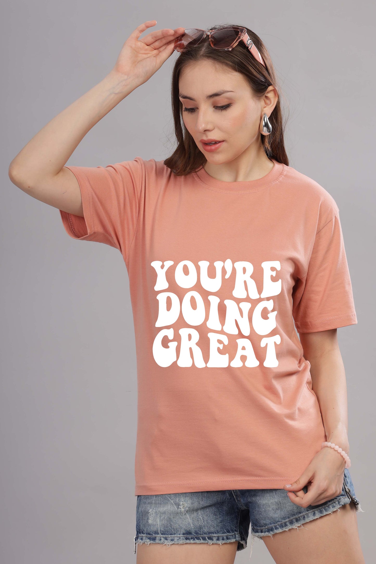 Women Oversized Baggy Loose Fit T-Shirt