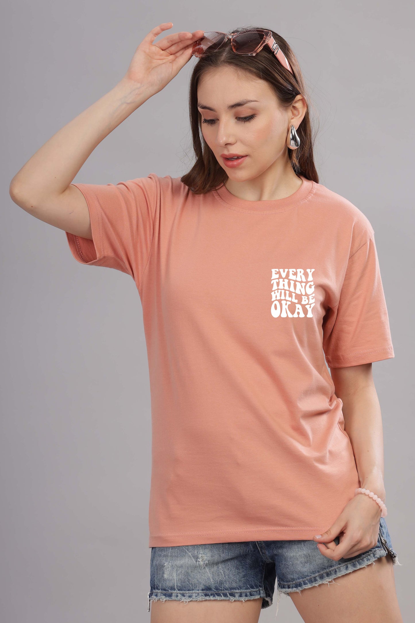 Everything Will Be Okay Women’s Oversized Baggy Fit T-Shirt