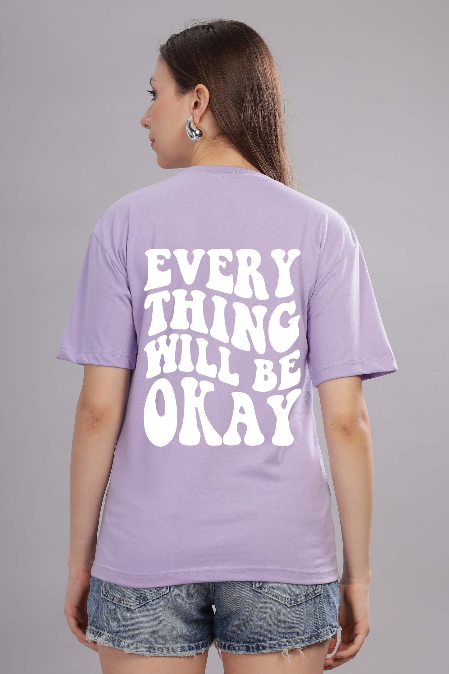 Everything Will Be Okay Women’s Oversized Baggy Fit T-Shirt