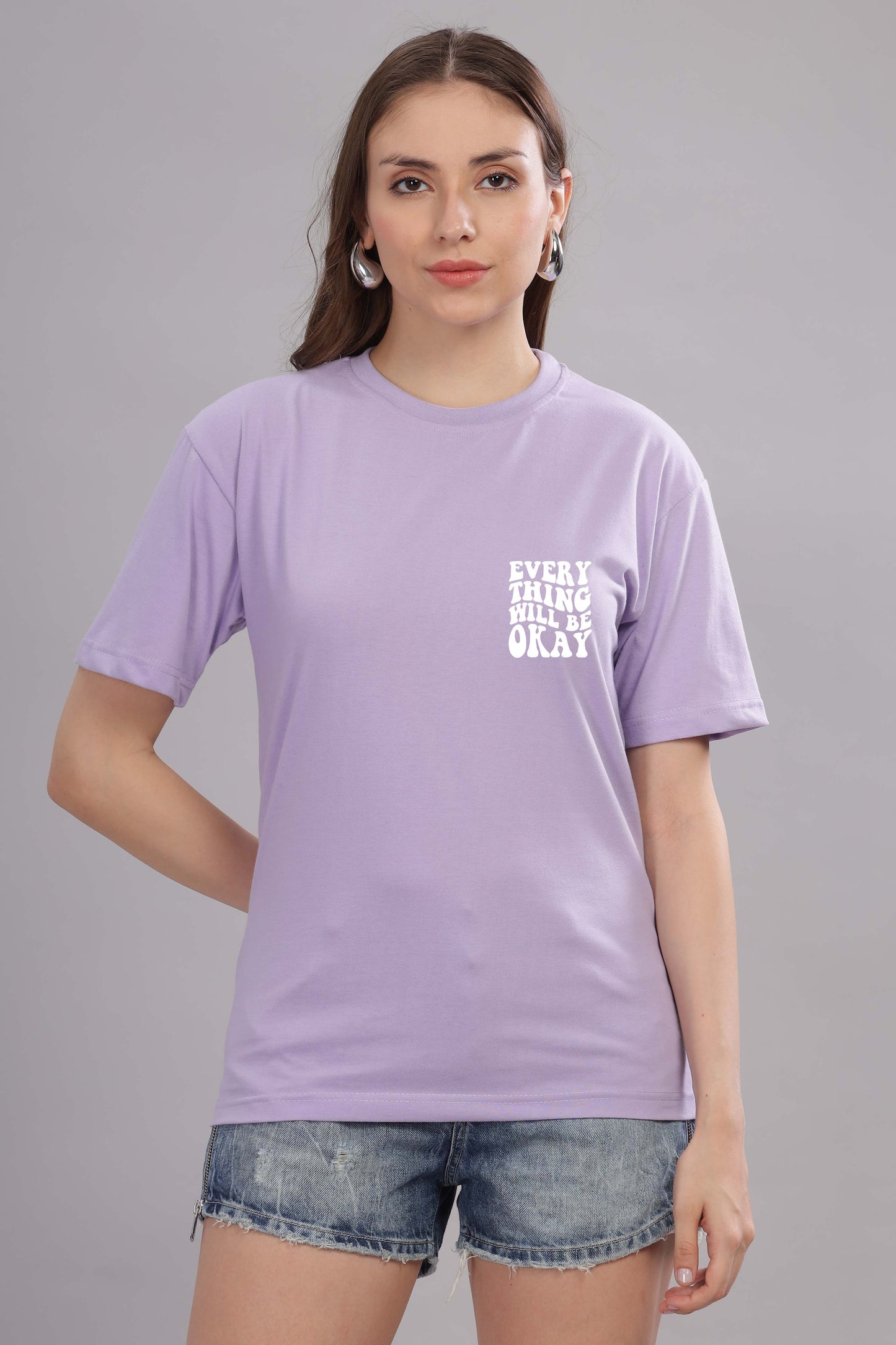 Everything Will Be Okay Women’s Oversized Baggy Fit T-Shirt