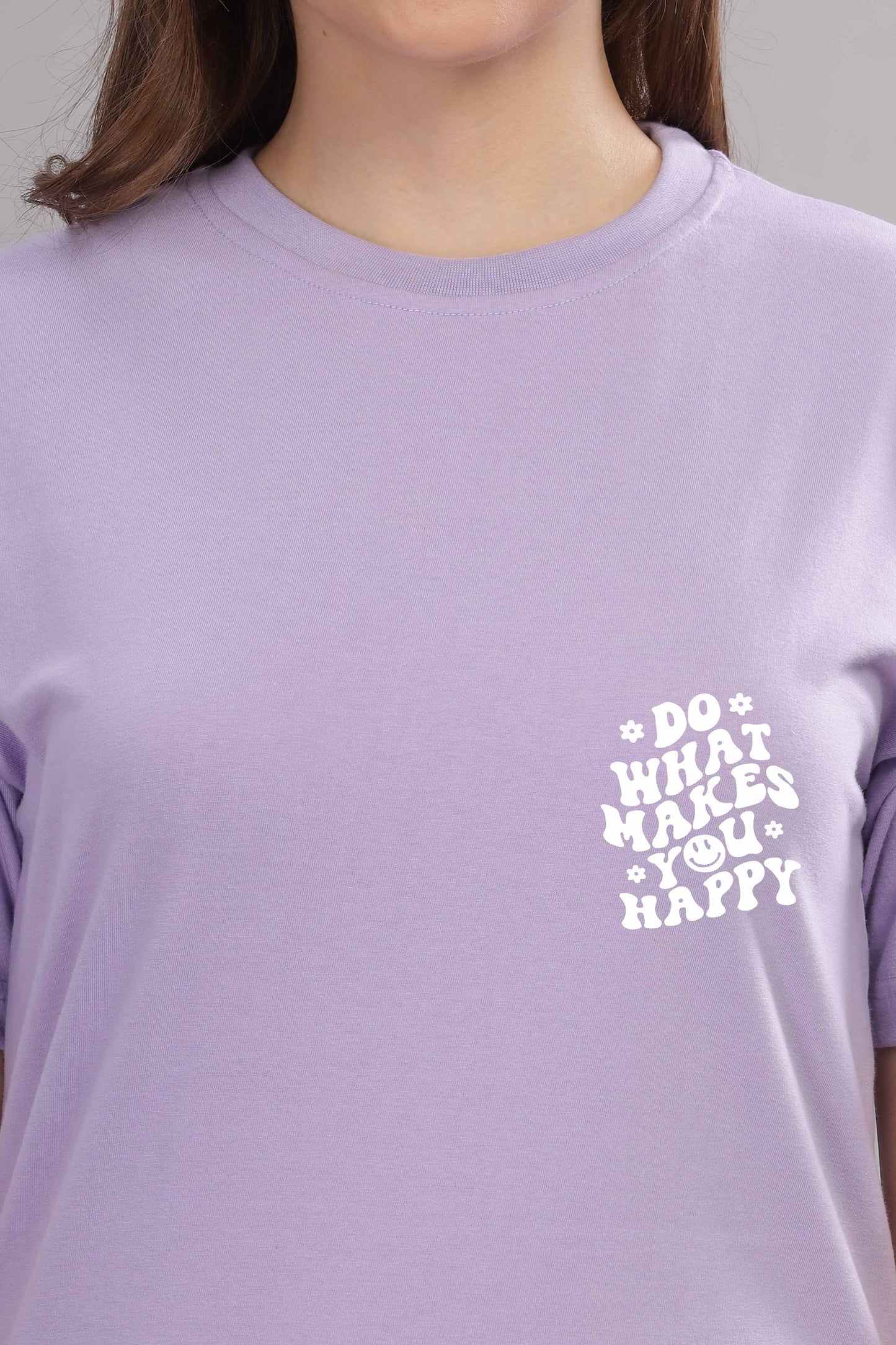 Do What Makes You Happy Women’s Oversized Baggy Fit T-Shirt