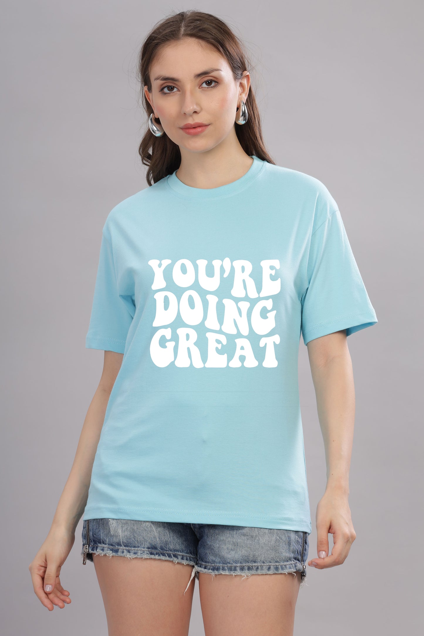 Women Oversized Baggy Loose Fit T-Shirt