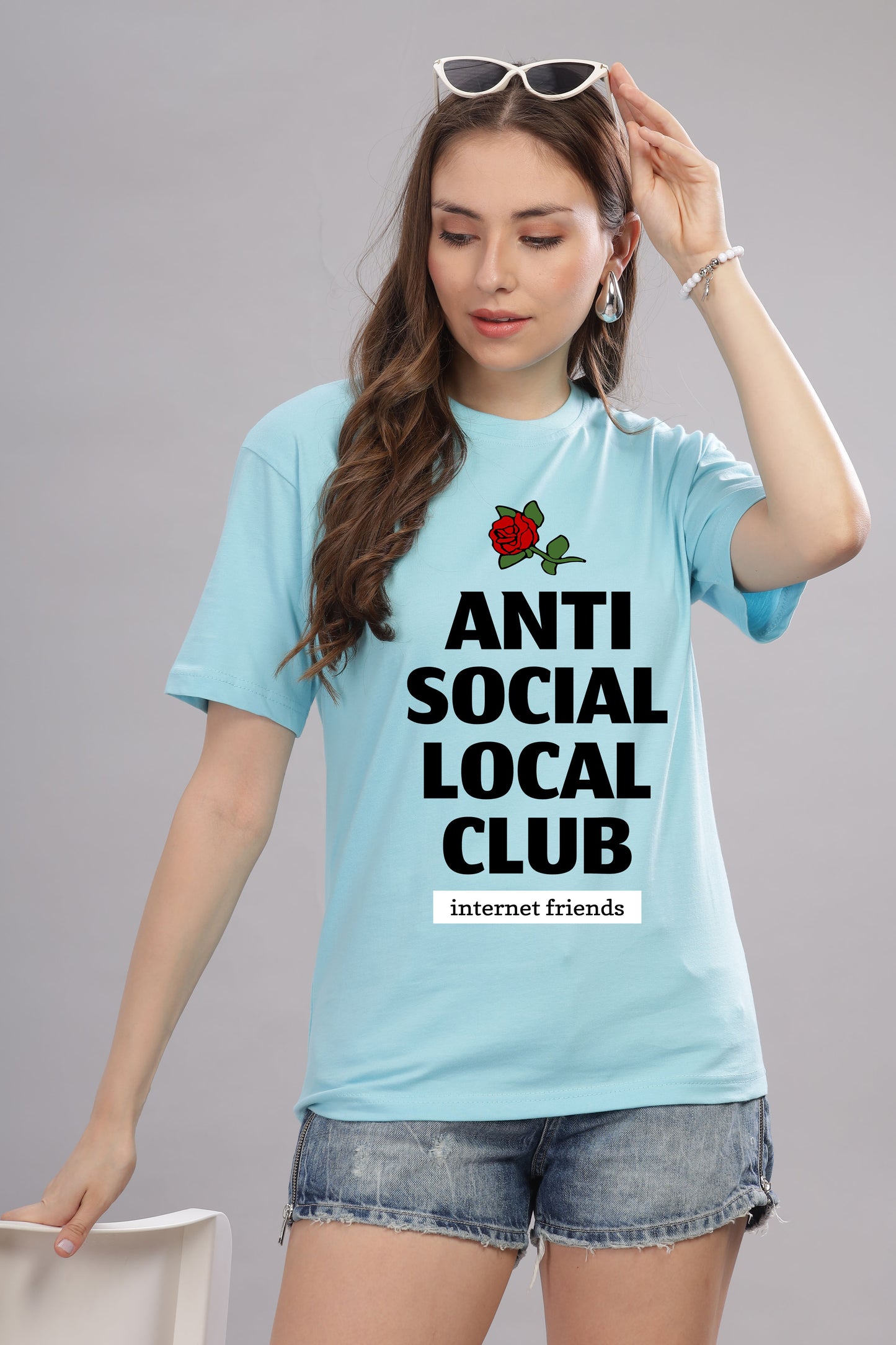 Women’s Printed Oversized Baggy Fit Rich Soft Cotton Fabric T-shirt