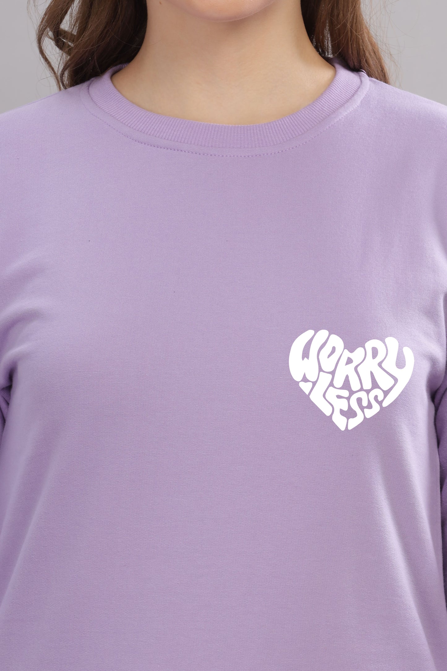 Worry Less Women's Sweatshirt | Comfy & Stylish Fit Sweatshirt