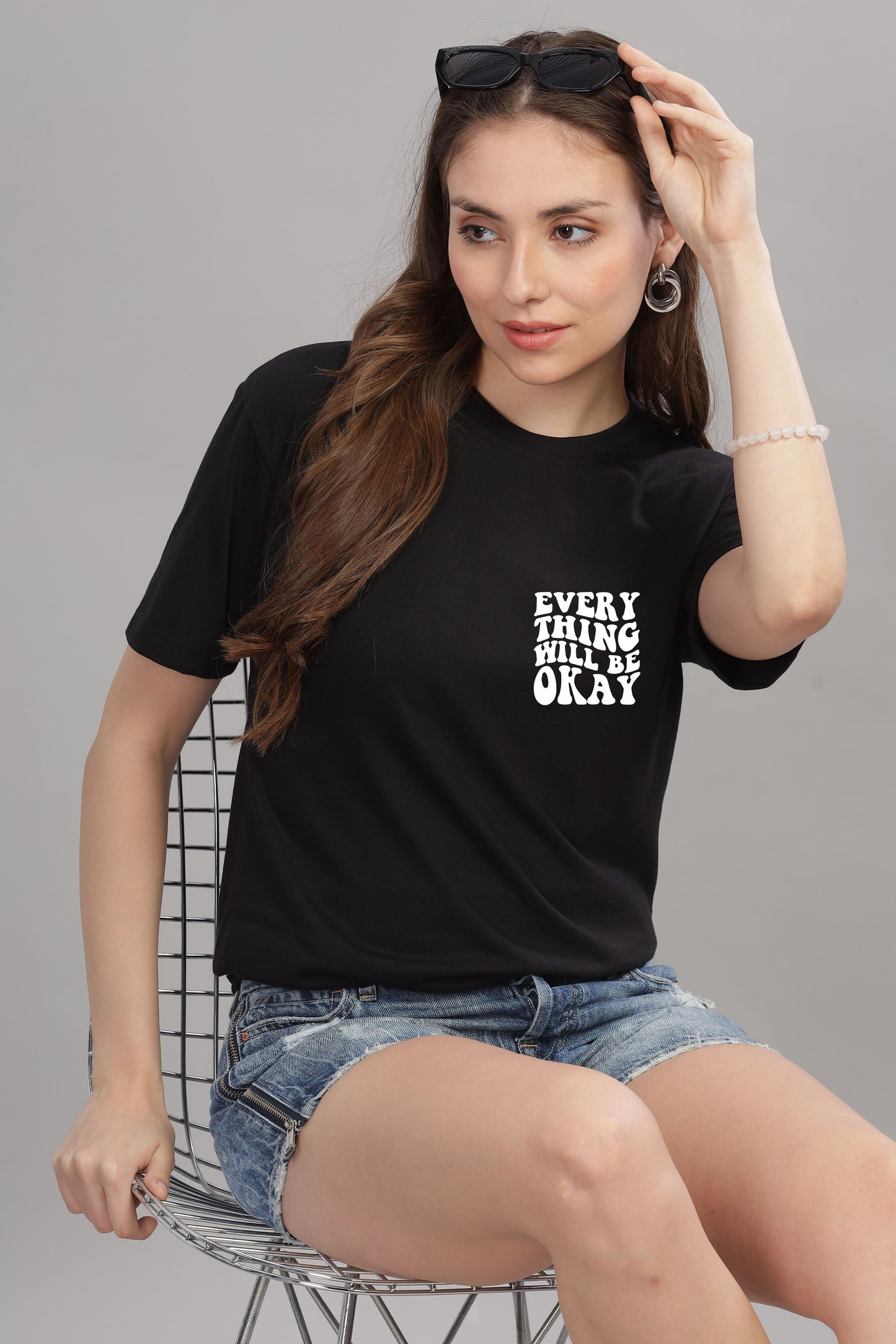 Everything Will Be Okay Women’s Oversized Baggy Fit T-Shirt