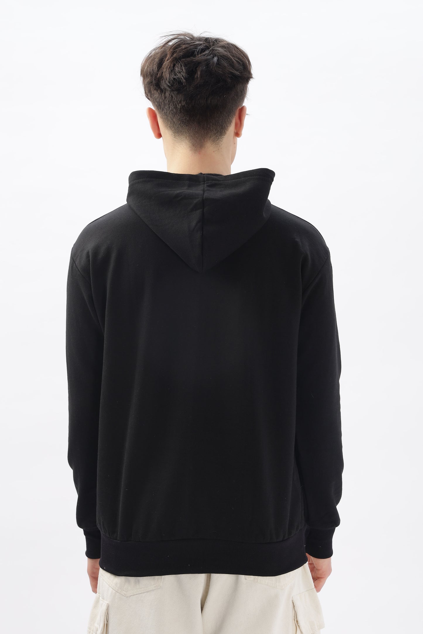 Men Plain Solid Pullover Hooded Hoodie Sweatshirt with 2 Kangaroo Pockets