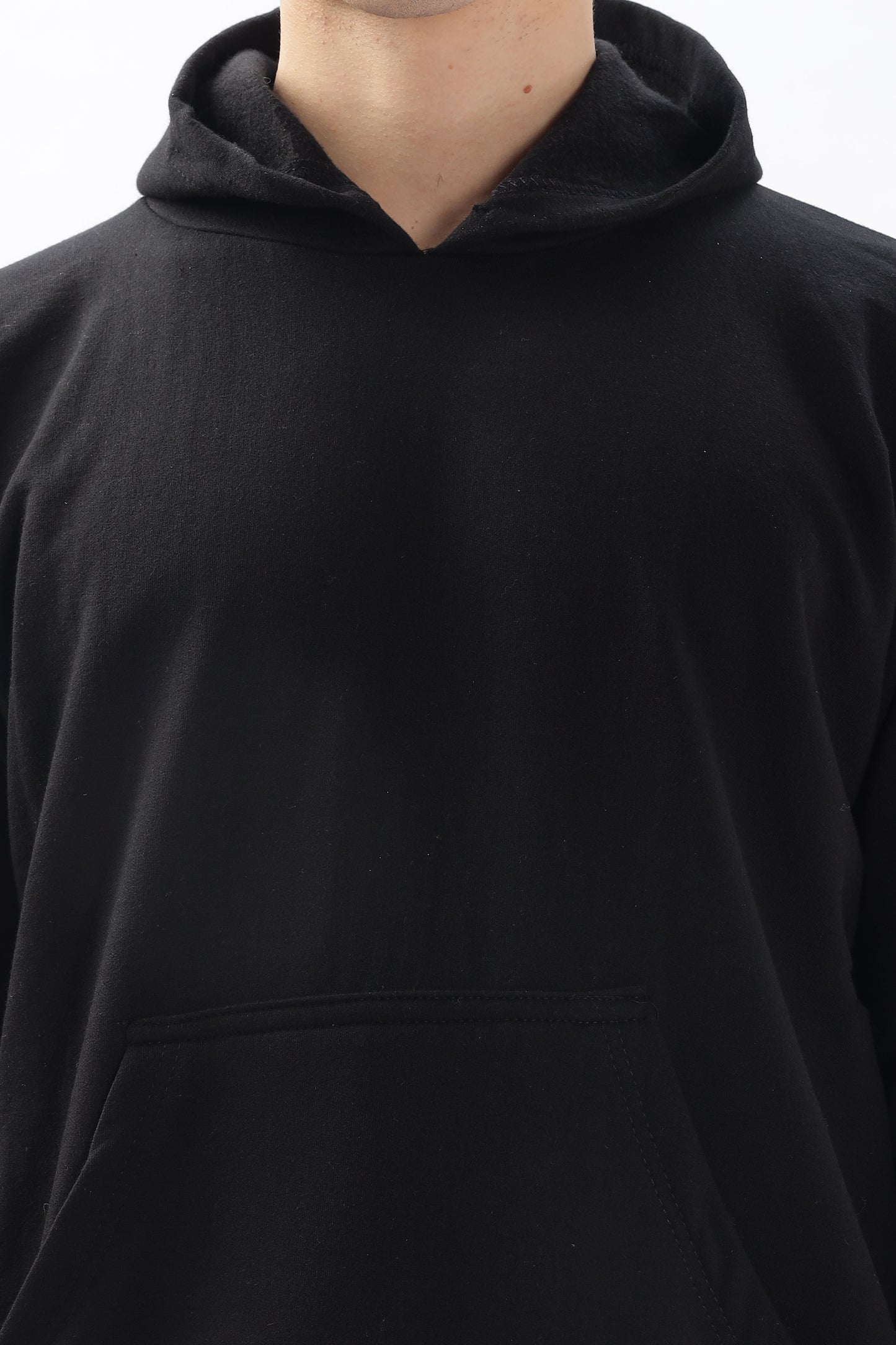 Men Plain Solid Pullover Hooded Hoodie Sweatshirt with 2 Kangaroo Pockets
