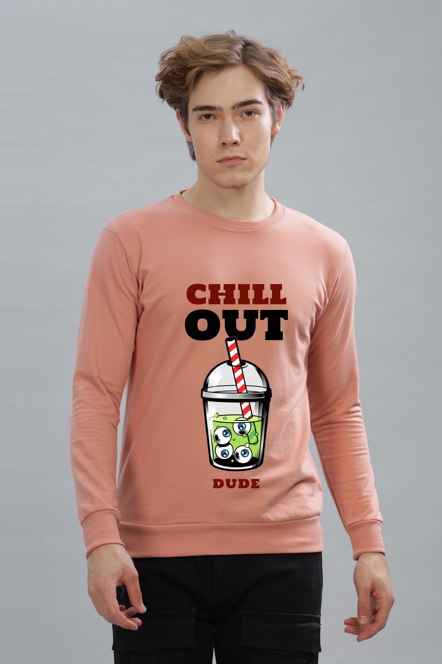 Men’s Full Sleeve Premium Pure Cotton Printed Sweatshirt