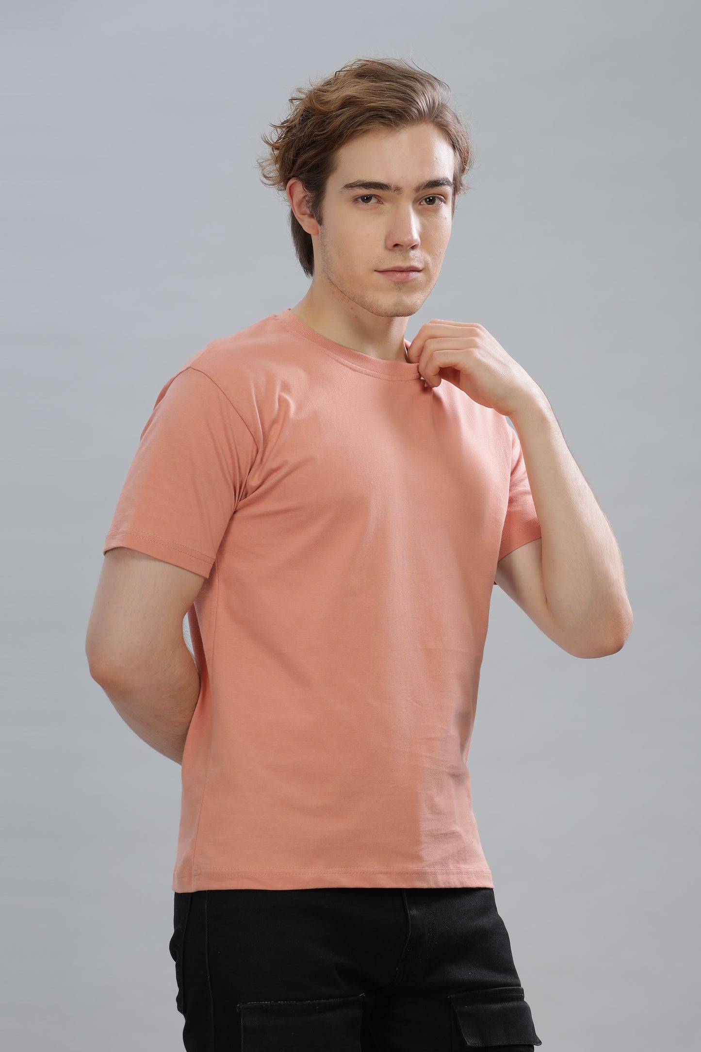 Men’s Plain Premium Cotton Oversized baggy Fit T-Shirt