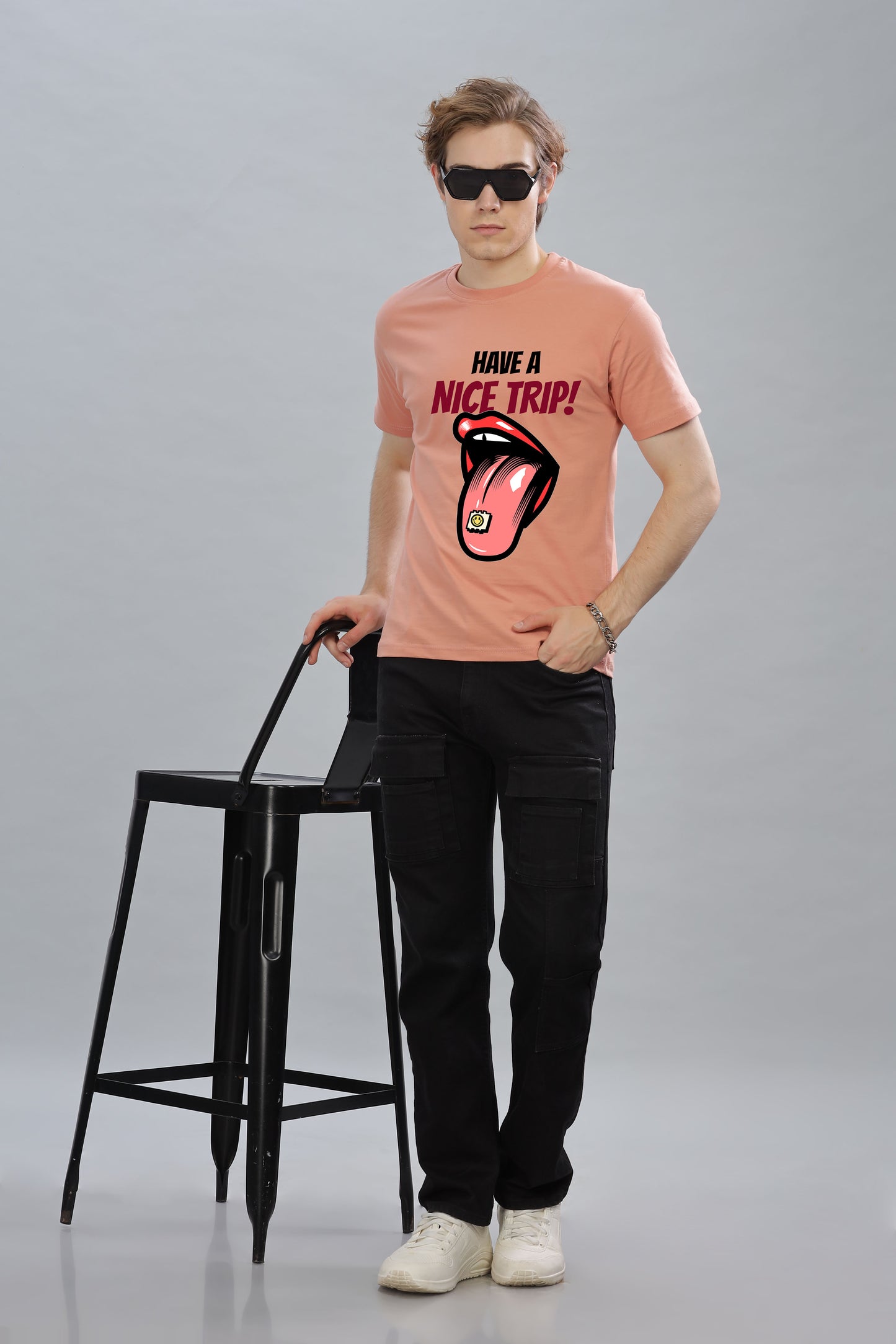 Men’s Printed Oversized Baggy Fit Rich Soft Cotton Fabric T-shirt