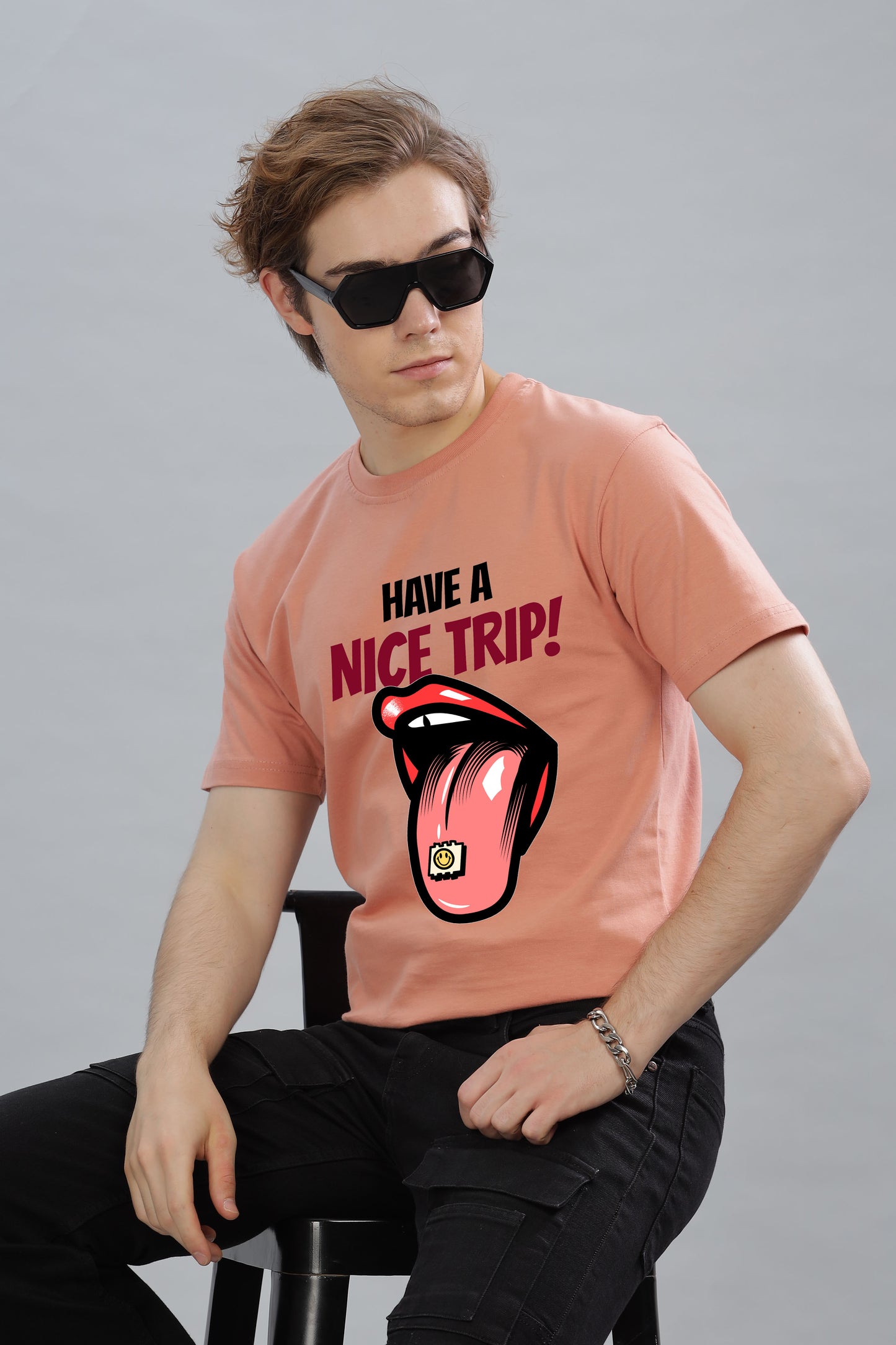 Men’s Printed Oversized Baggy Fit Rich Soft Cotton Fabric T-shirt