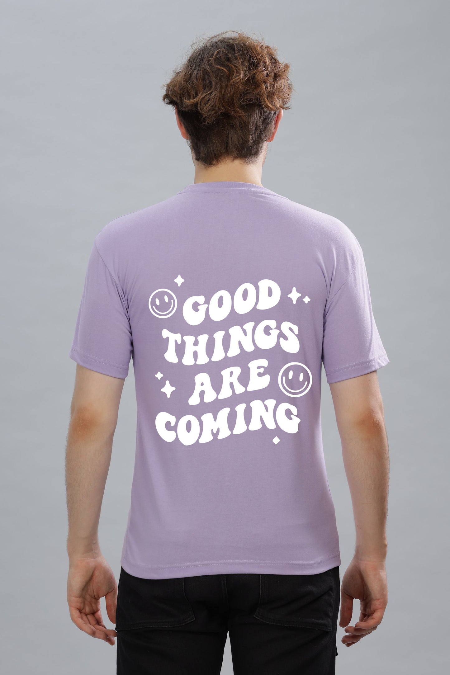 Good Things Are Coming Men’s Premium Cotton Oversized Baggy Fit T-Shirt