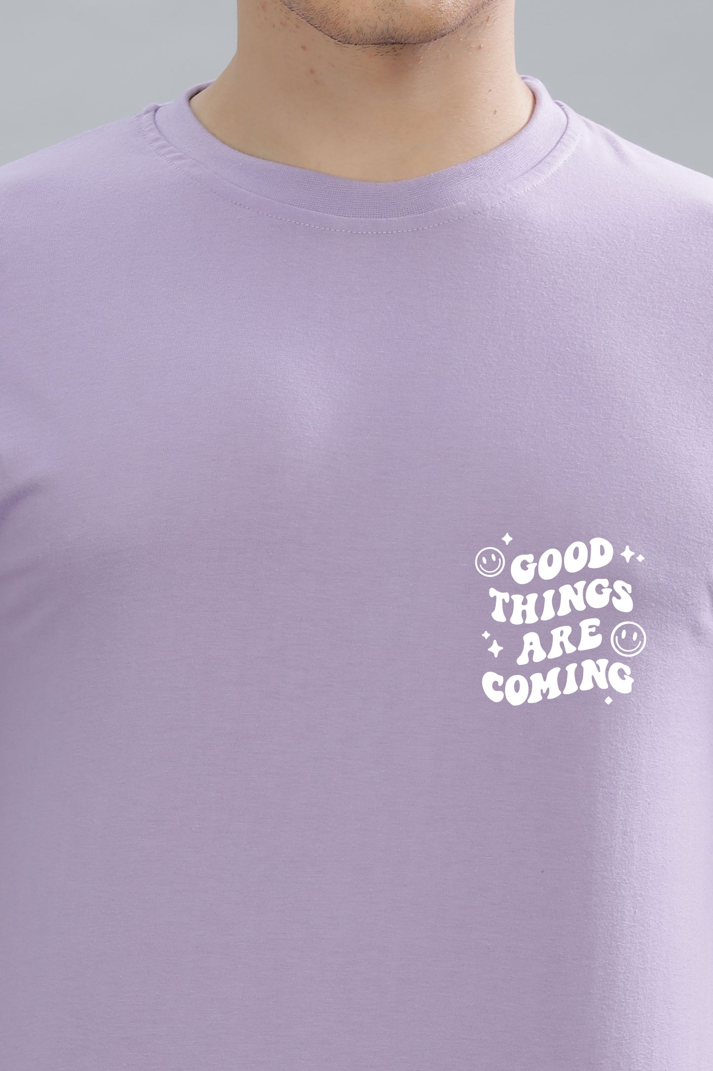 Good Things Are Coming Men’s Premium Cotton Oversized Baggy Fit T-Shirt