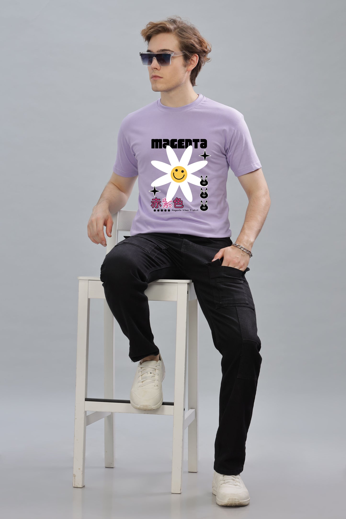 Men’s Printed Oversized Baggy Fit Rich Soft Cotton Fabric T-shirt
