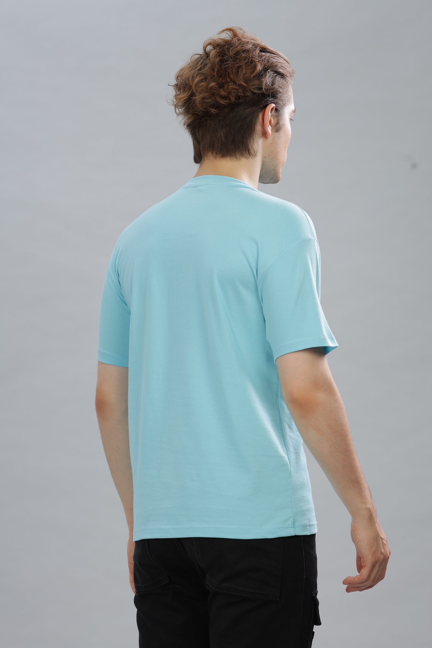 Men’s Plain Premium Cotton Oversized baggy Fit T-Shirt