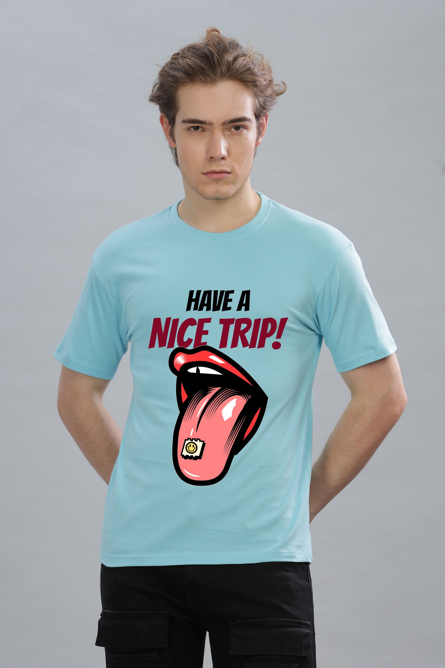 Men’s Printed Oversized Baggy Fit Rich Soft Cotton Fabric T-shirt