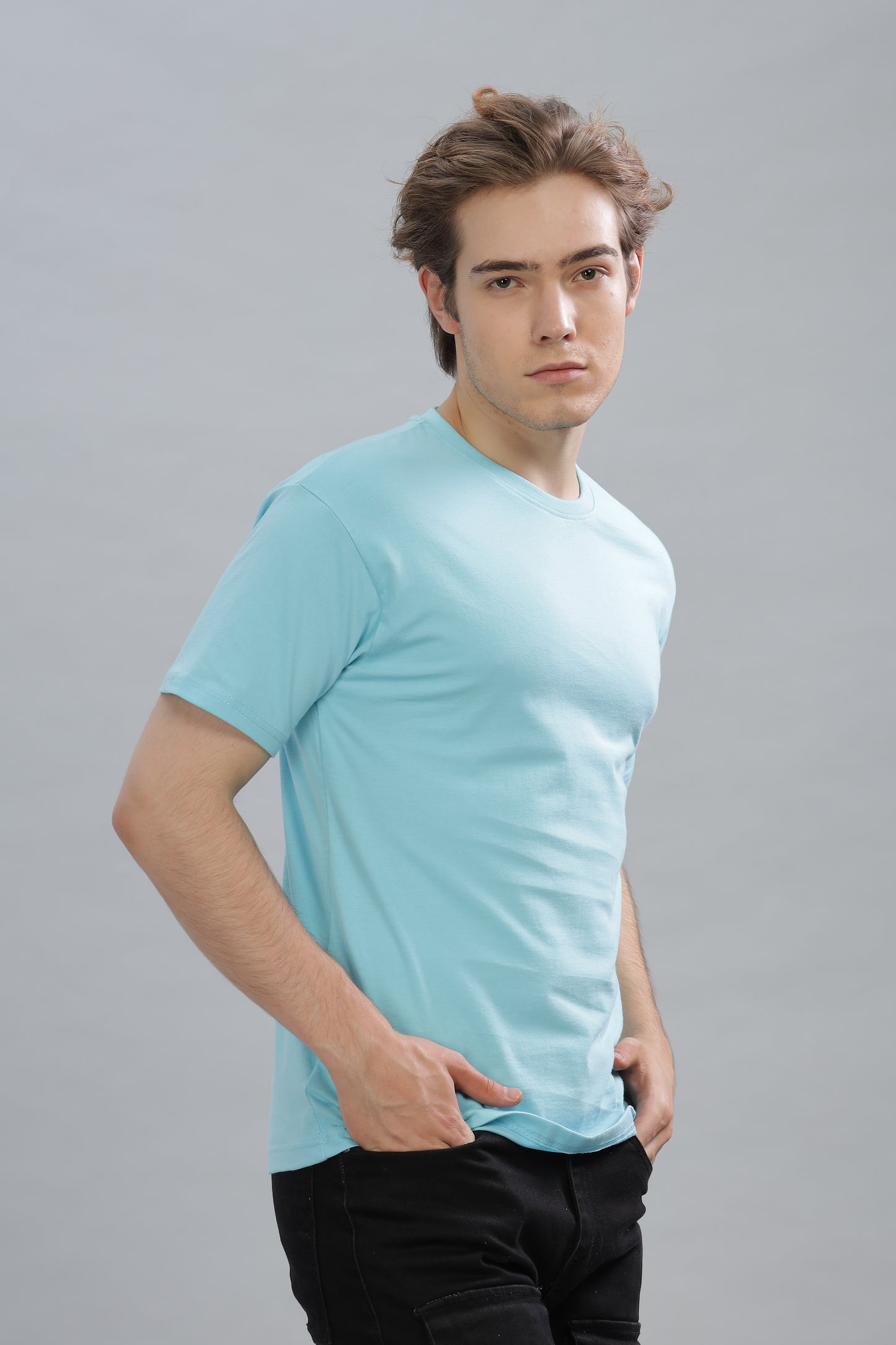 Men’s Plain Premium Cotton Oversized baggy Fit T-Shirt