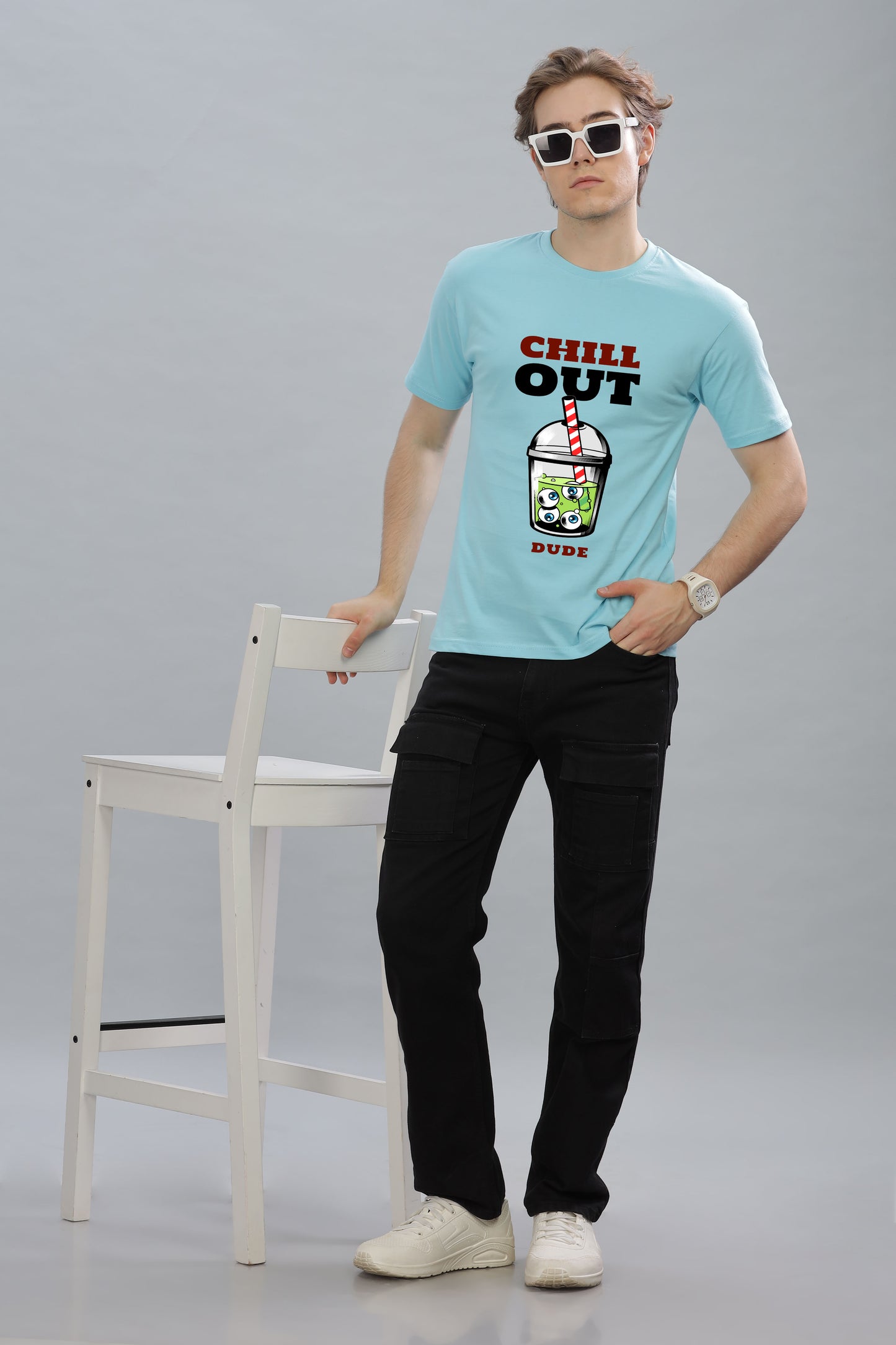 Men’s Printed Oversized Baggy Fit Rich Soft Cotton Fabric T-shirt