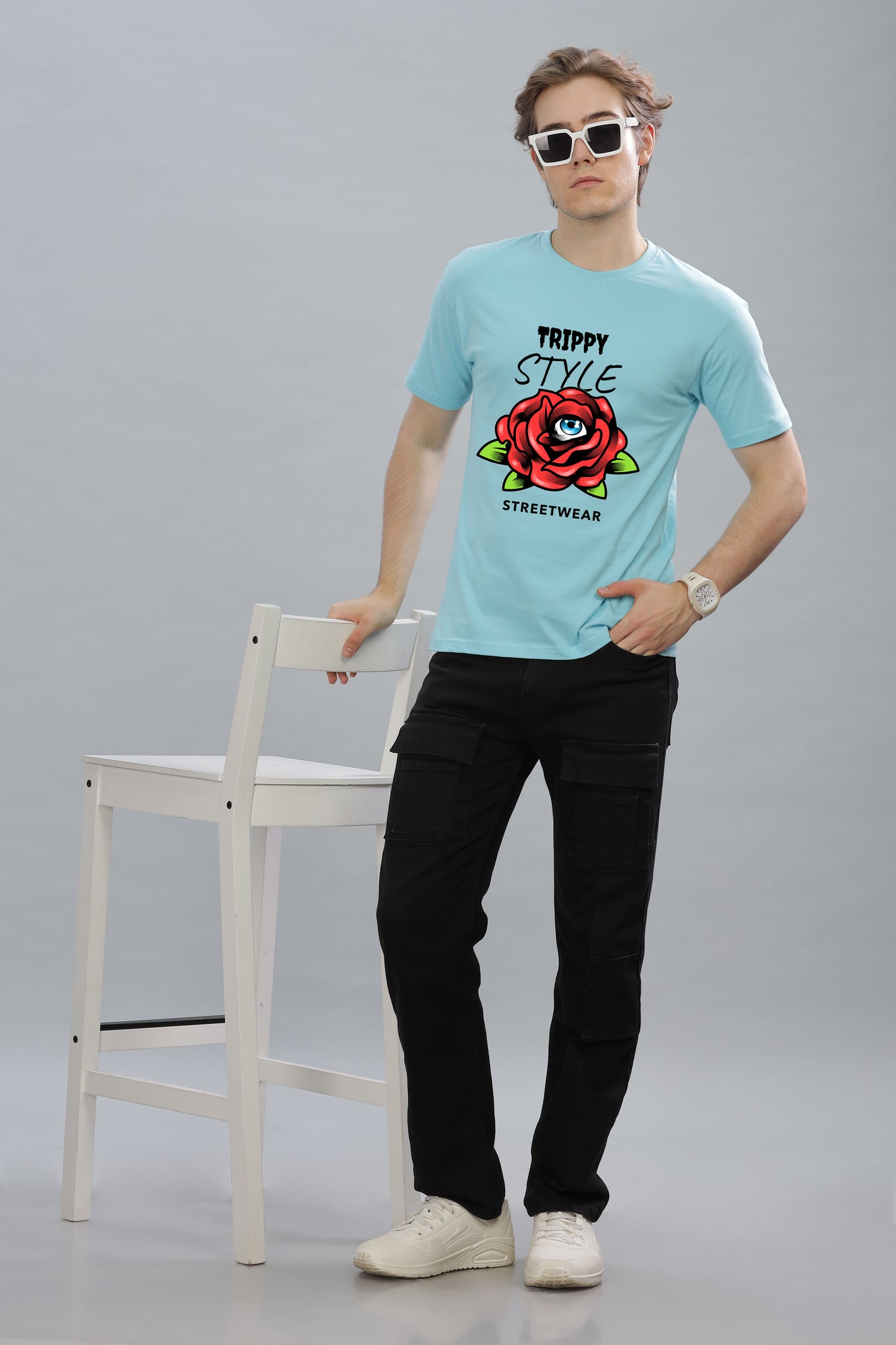 Men’s Printed Oversized Baggy Fit Rich Soft Cotton Fabric T-shirt