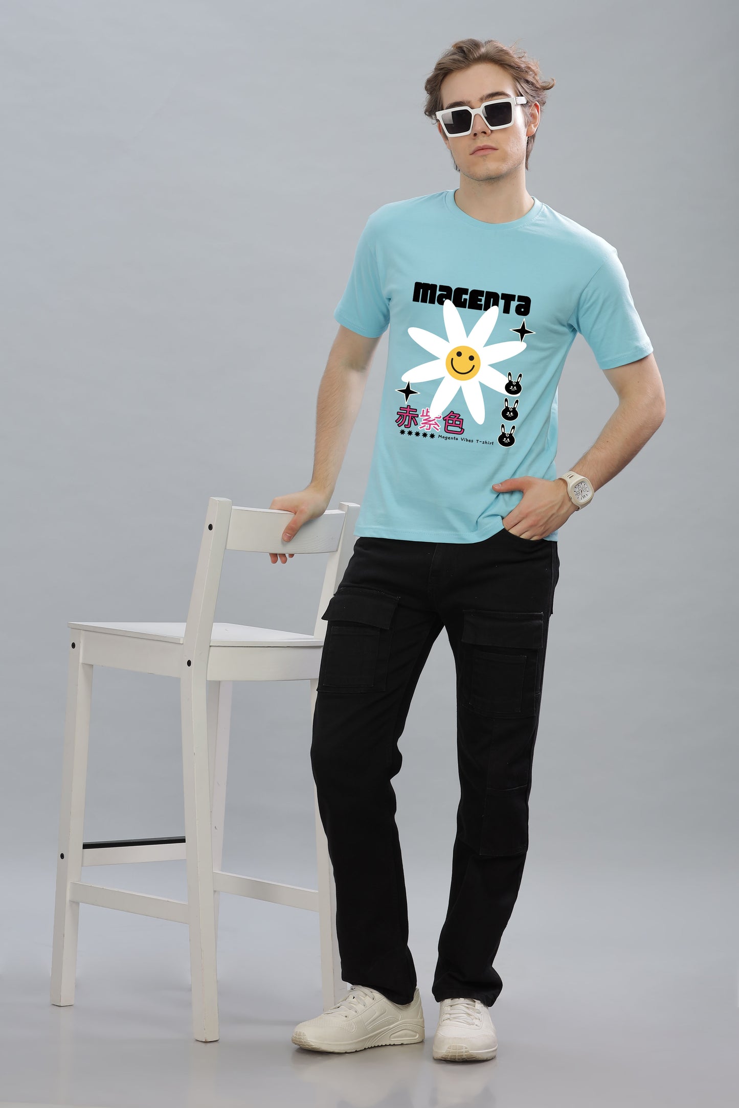 Men’s Printed Oversized Baggy Fit Rich Soft Cotton Fabric T-shirt