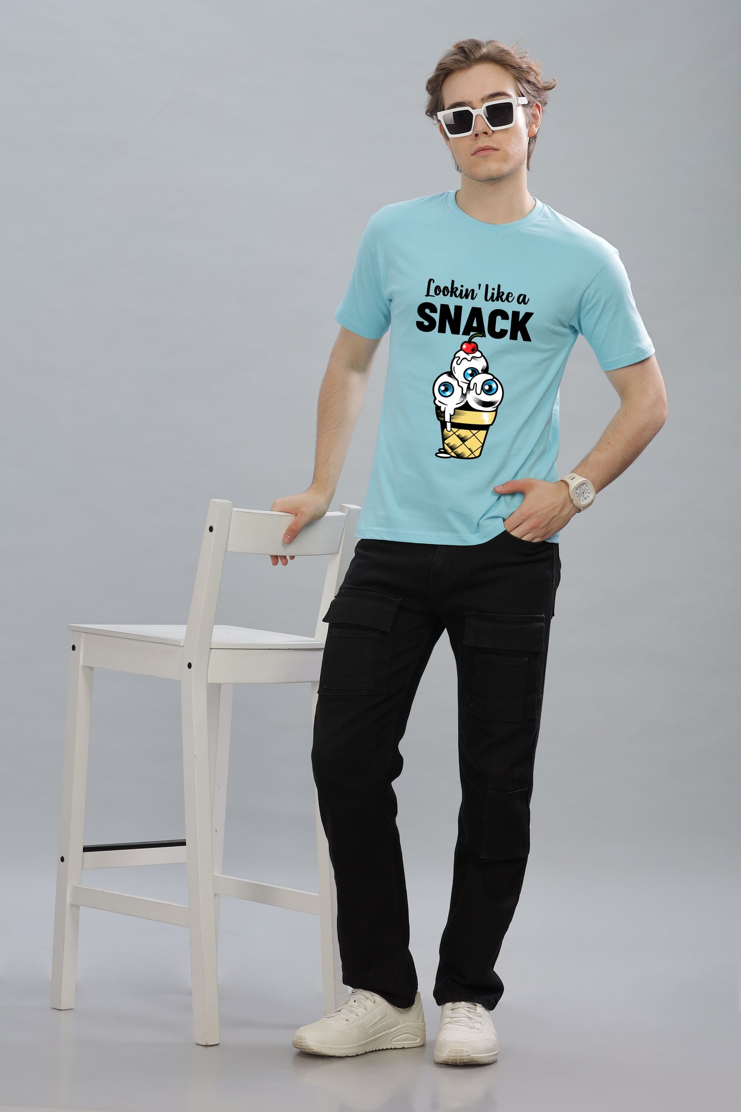 Men’s Printed Oversized Baggy Fit Rich Soft Cotton Fabric T-shirt