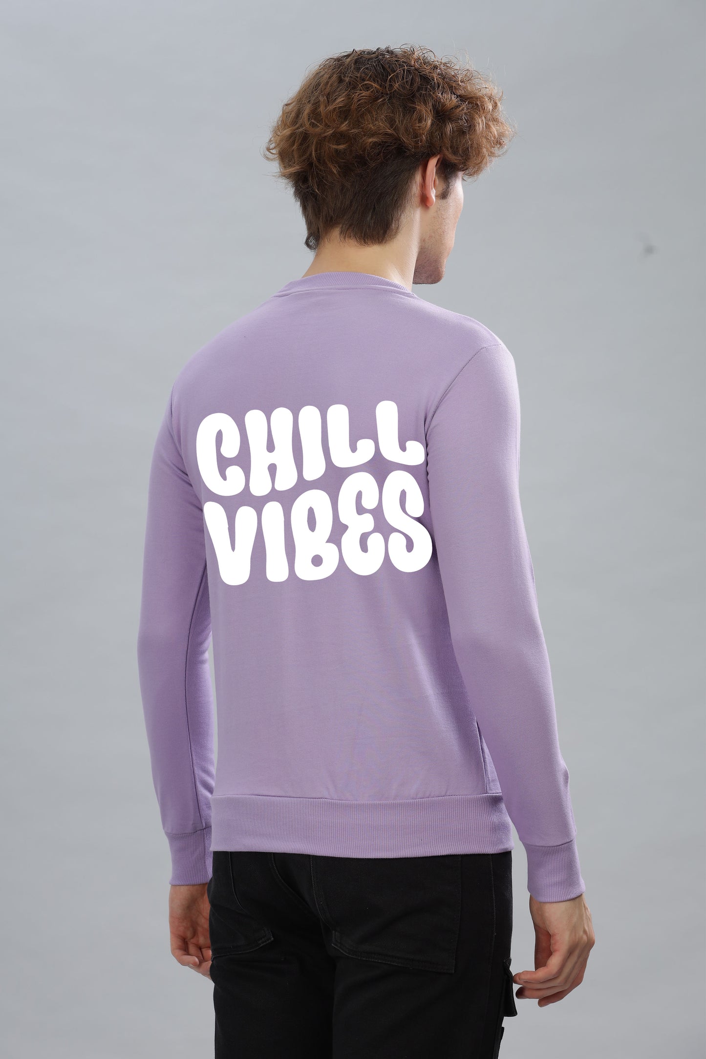 Chill Vibes Men’s Super Soft Cotton Full Sleeve Sweatshirt