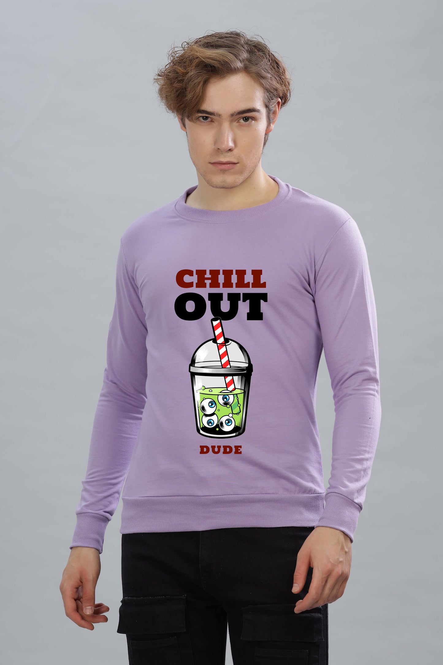 Men’s Full Sleeve Premium Pure Cotton Printed Sweatshirt