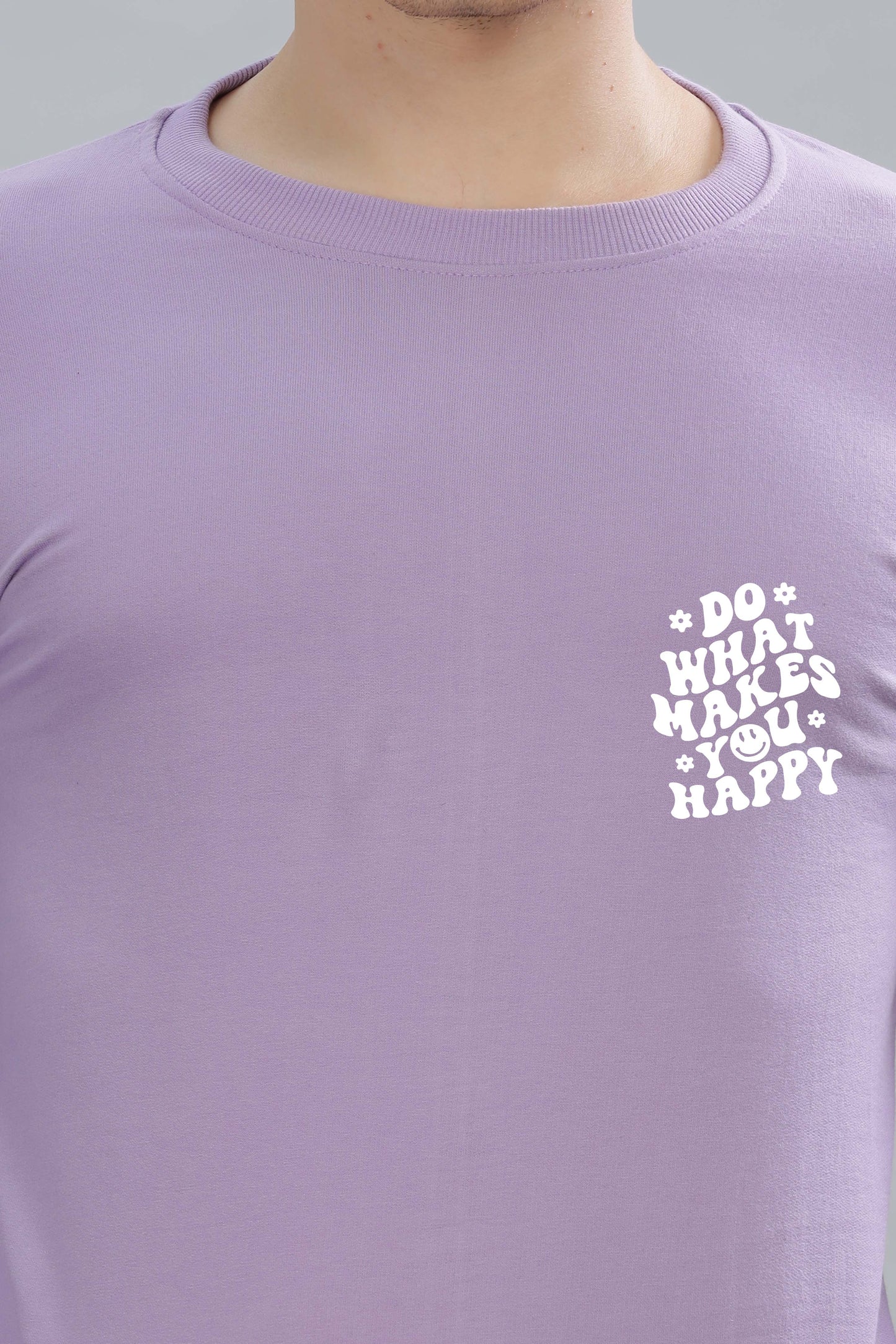Do What Makes You Happy Men's Cozy & Stylish Full Sleeve Sweatshirt