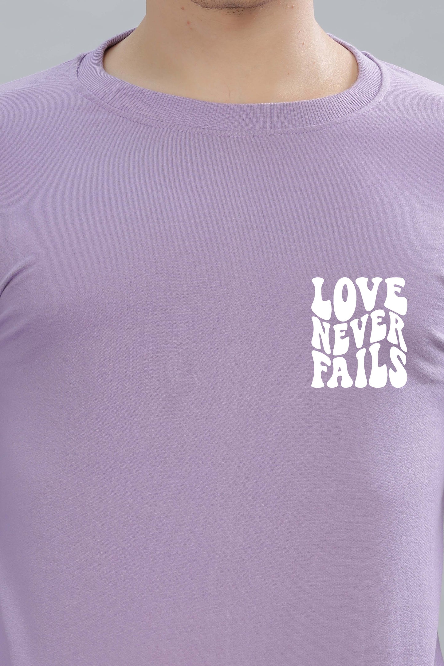 Love Never Fails Men’s Soft & Cozy Fabric Full Sleeve Sweatshirt
