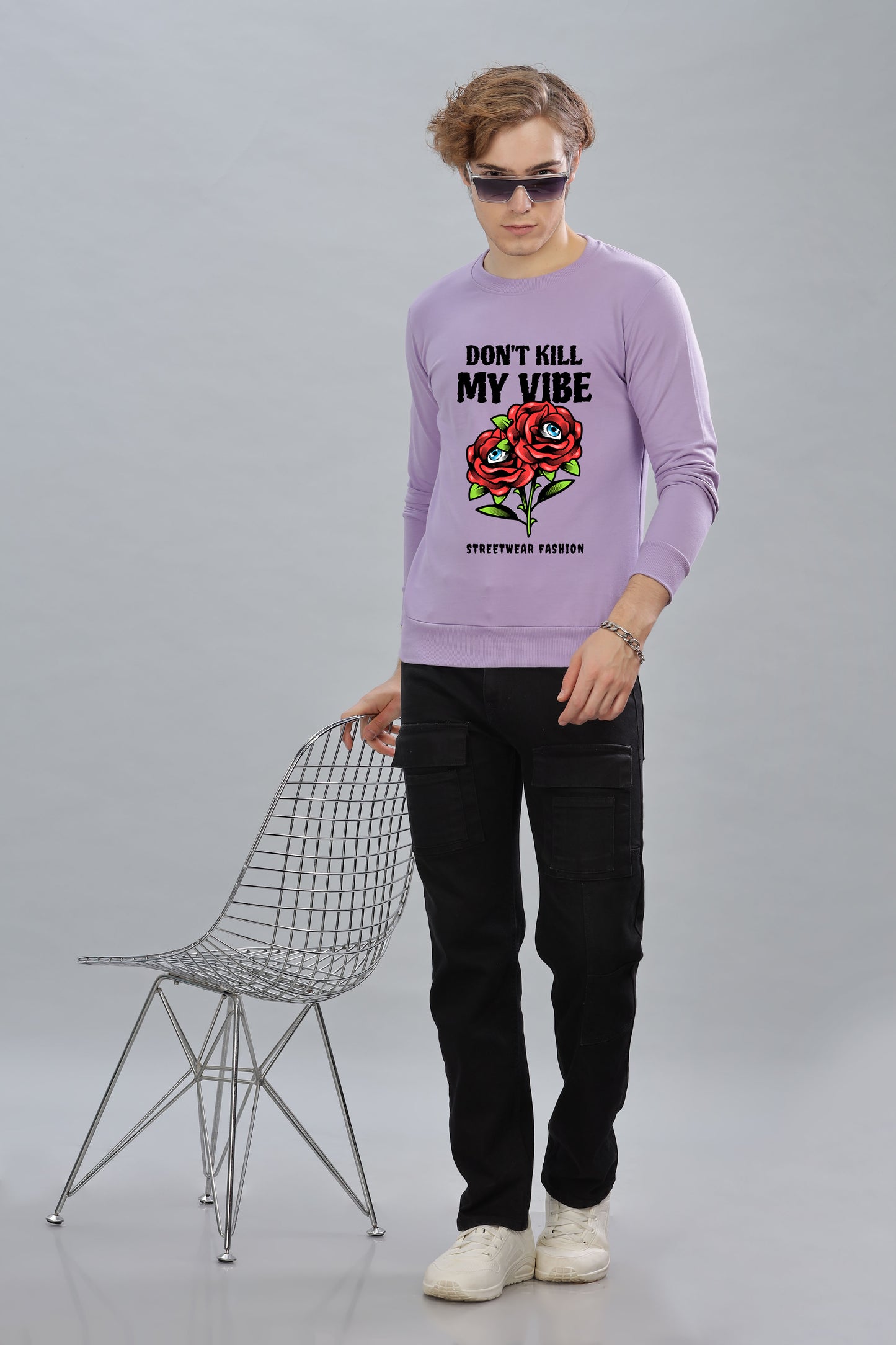 Men’s Full Sleeve Premium Pure Cotton Printed Sweatshirt