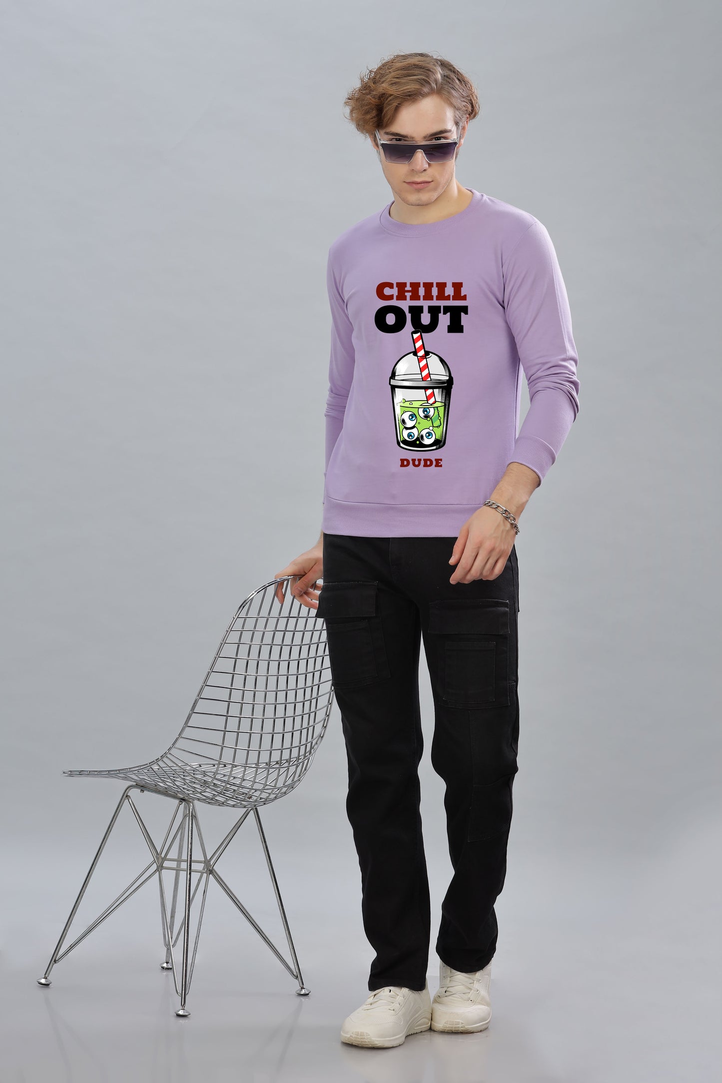Men’s Full Sleeve Premium Pure Cotton Printed Sweatshirt