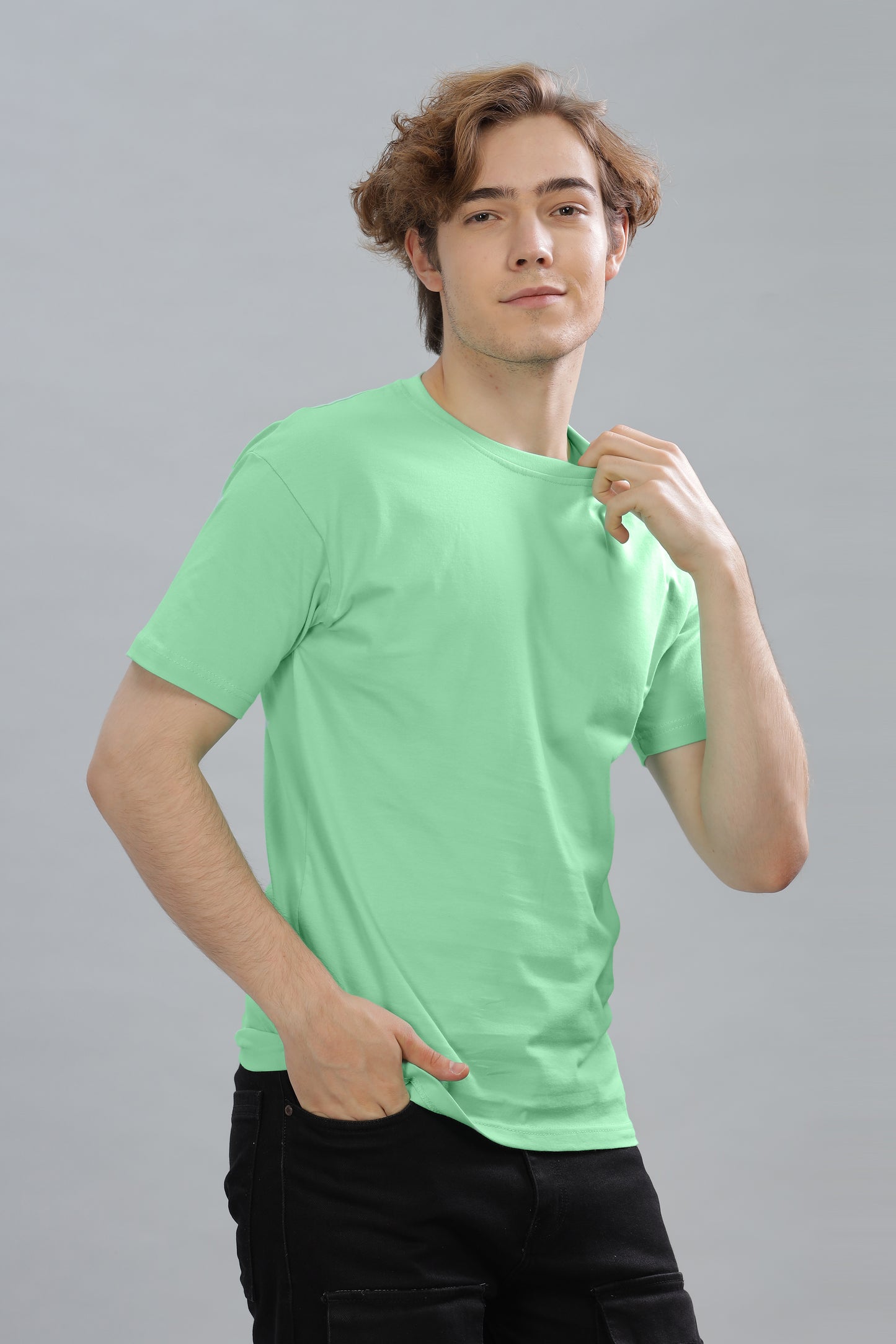 Men’s Plain Premium Cotton Oversized baggy Fit T-Shirt