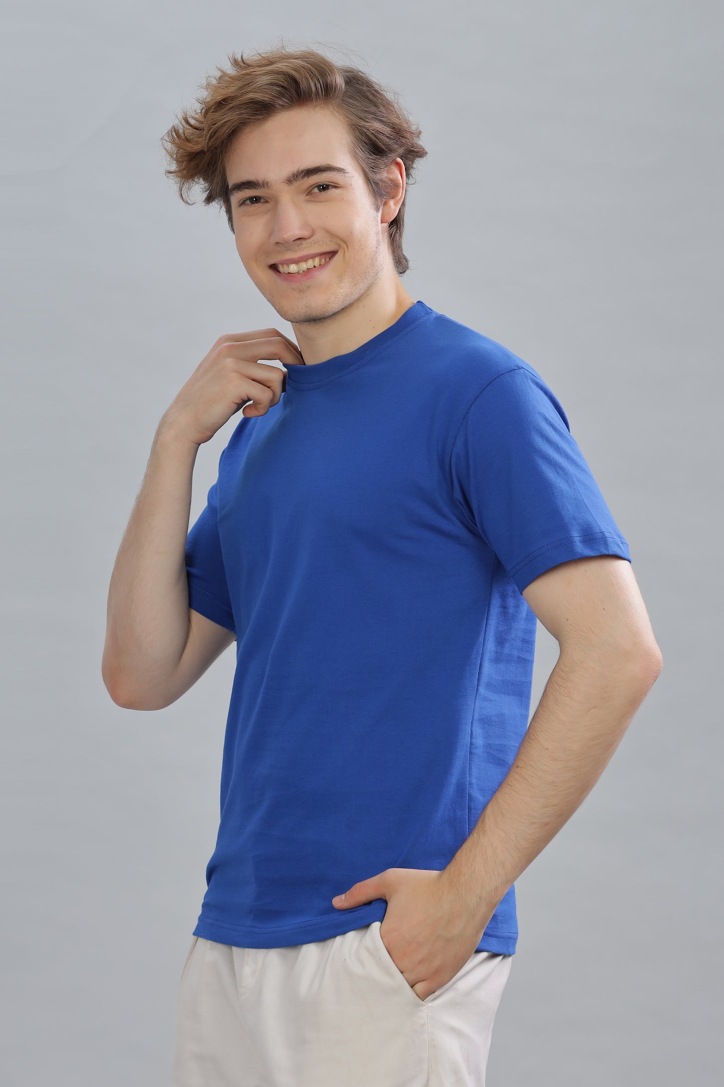 Men’s Plain Premium Cotton Oversized baggy Fit T-Shirt