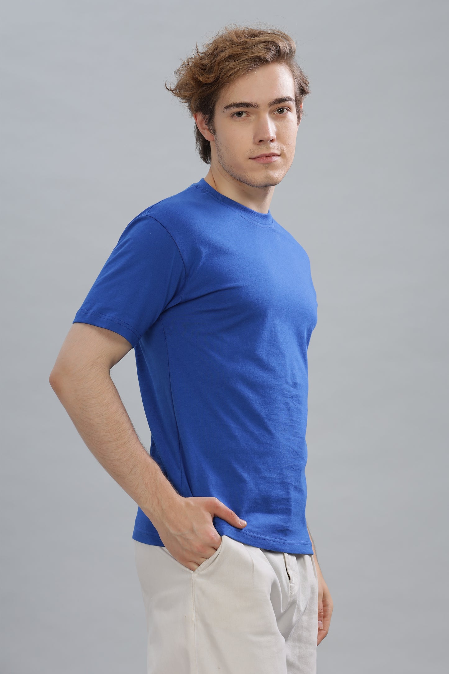 Men’s Plain Premium Cotton Oversized baggy Fit T-Shirt