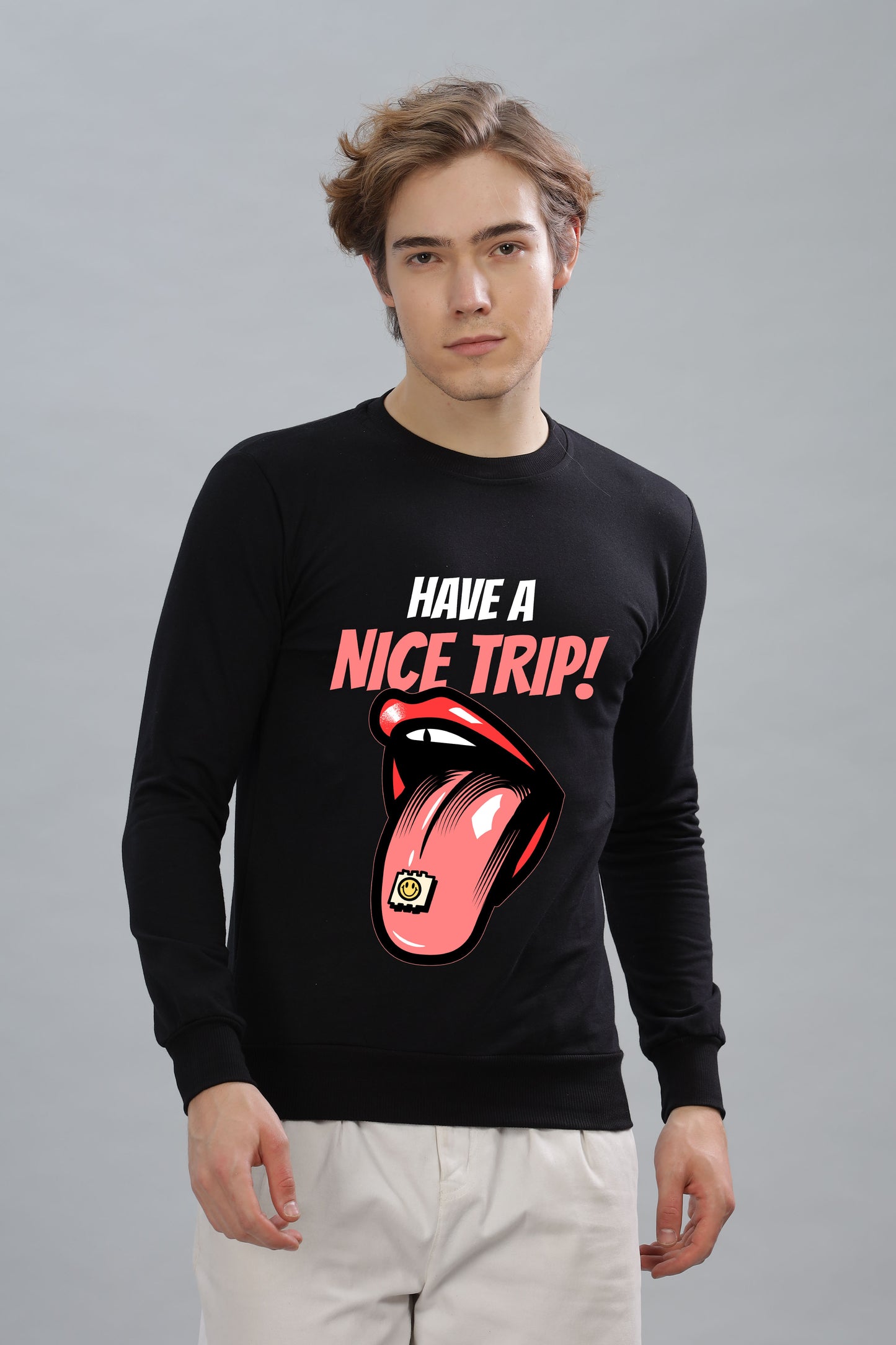 Men’s Full Sleeve Premium Pure Cotton Printed Sweatshirt