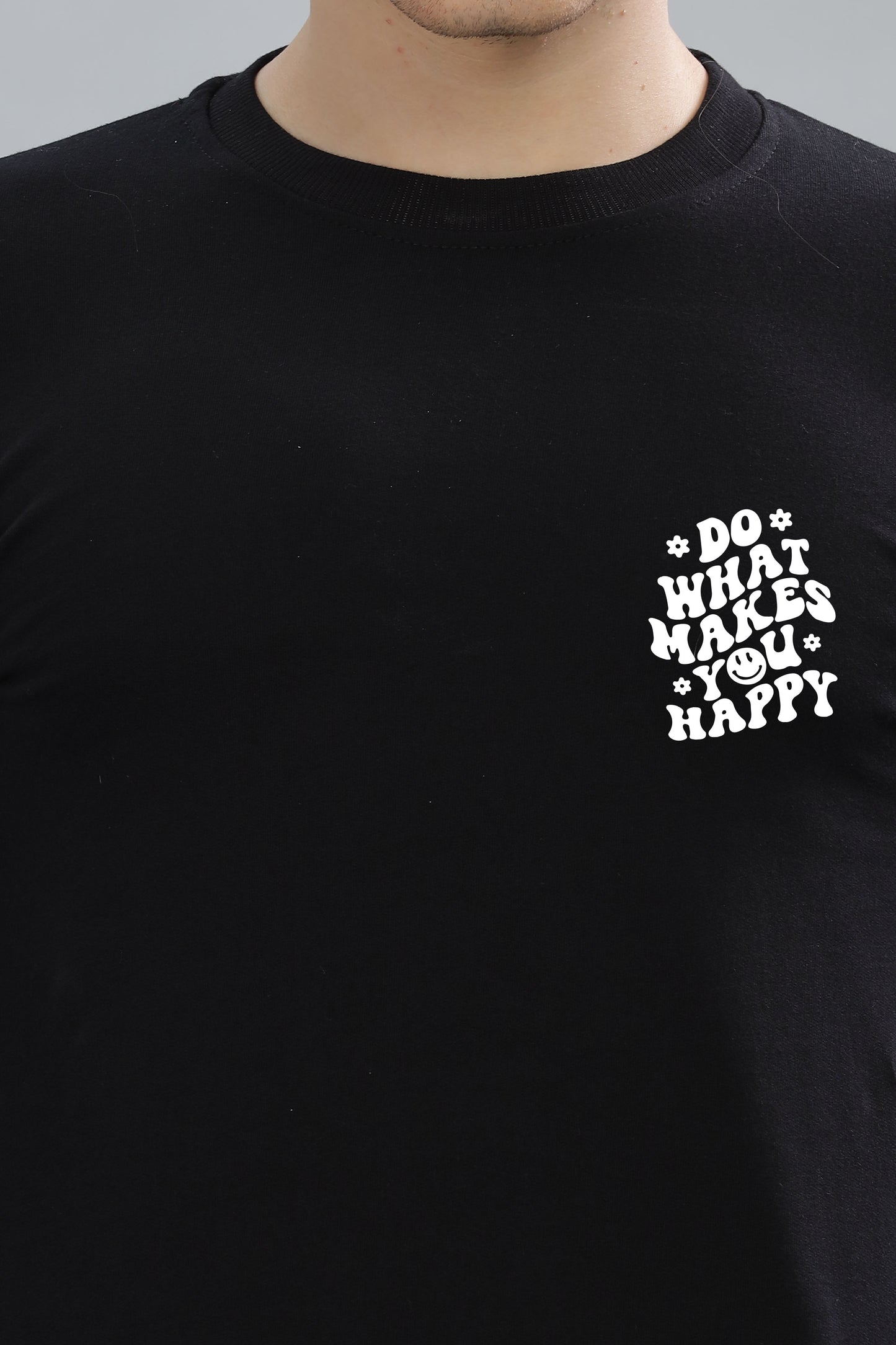 Do What Makes You Happy Men's Cozy & Stylish Full Sleeve Sweatshirt