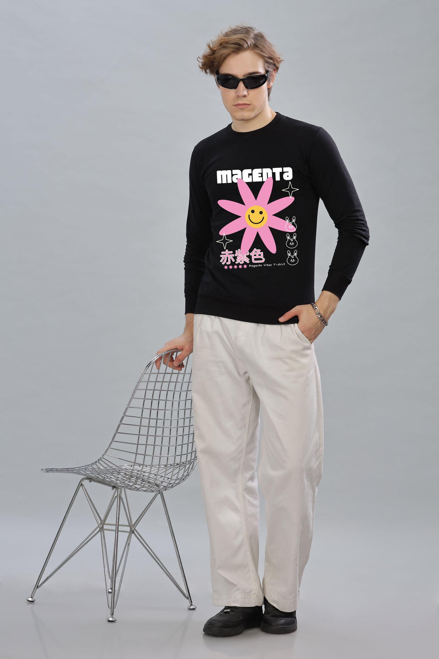 Men’s Full Sleeve Premium Pure Cotton Printed Sweatshirt