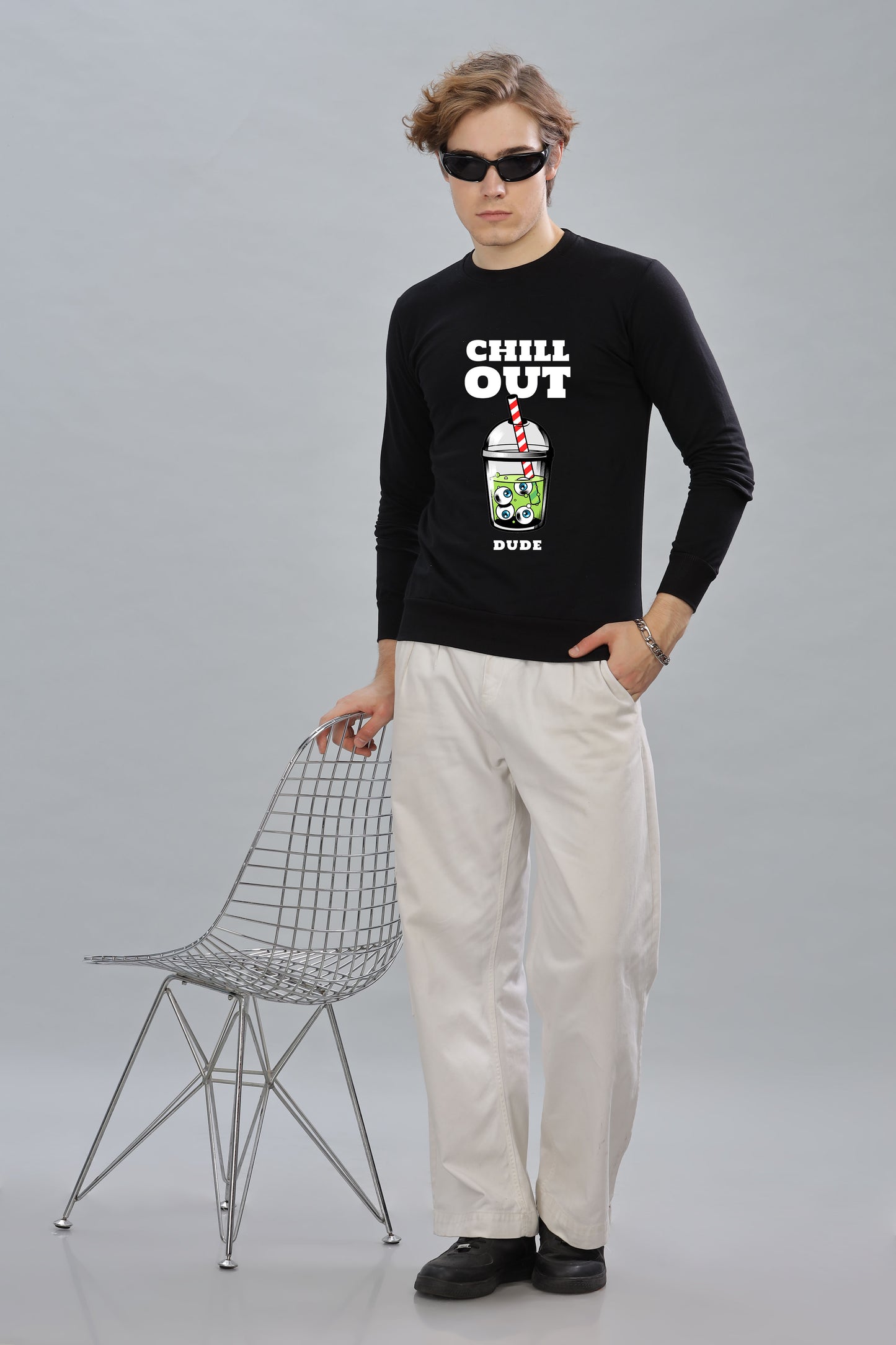 Men’s Full Sleeve Premium Pure Cotton Printed Sweatshirt