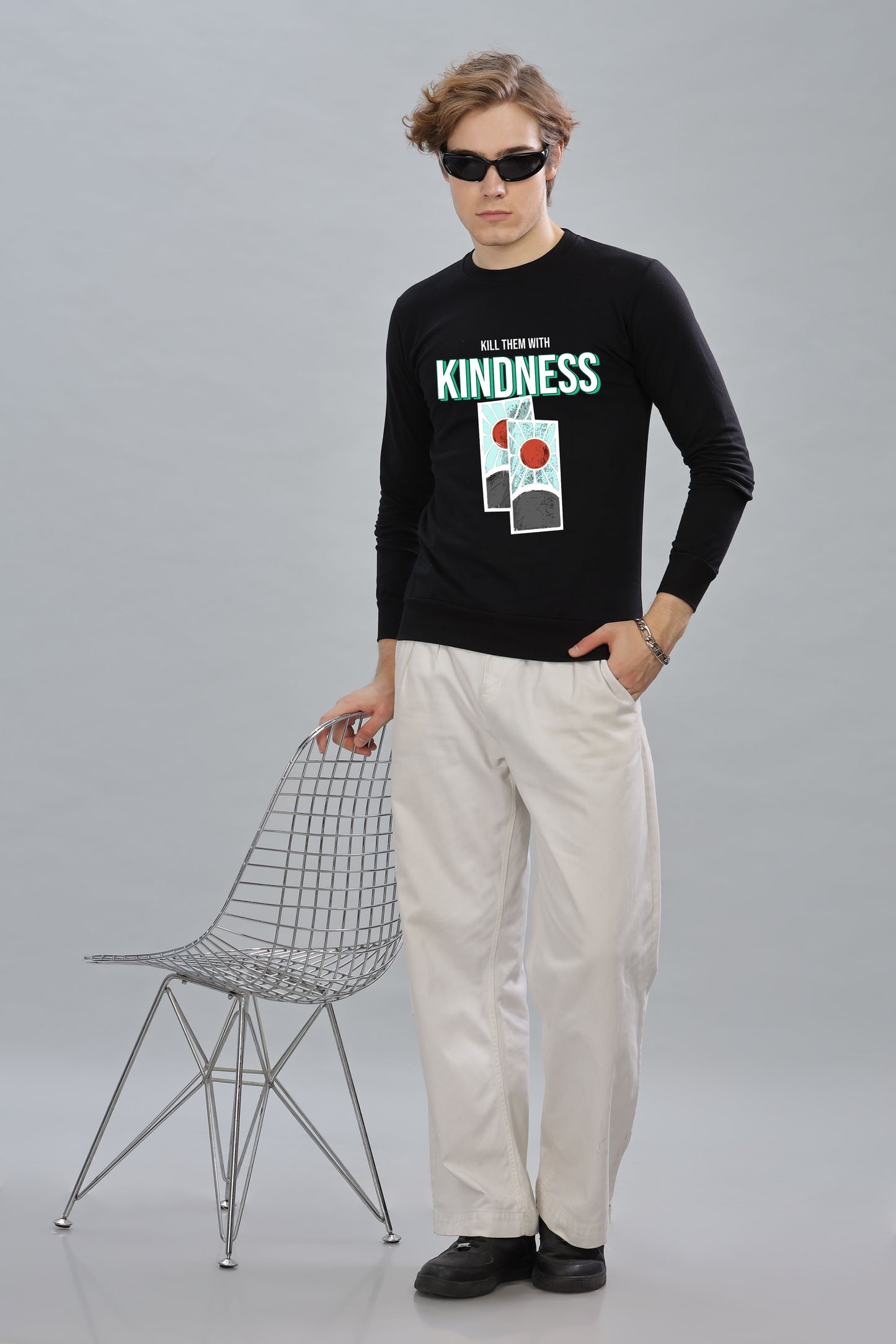 Men’s Full Sleeve Premium Pure Cotton Printed Sweatshirt