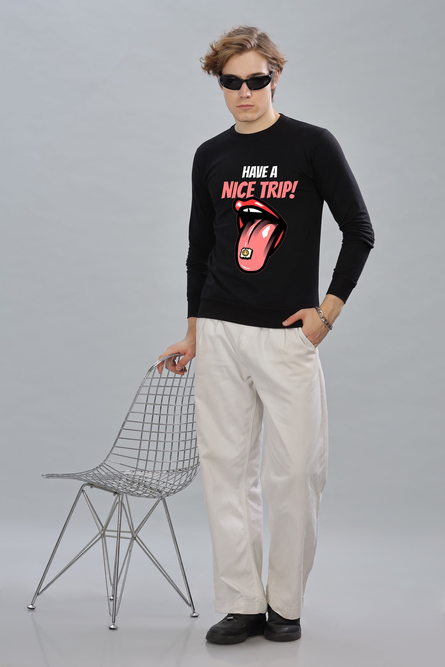 Men’s Full Sleeve Premium Pure Cotton Printed Sweatshirt