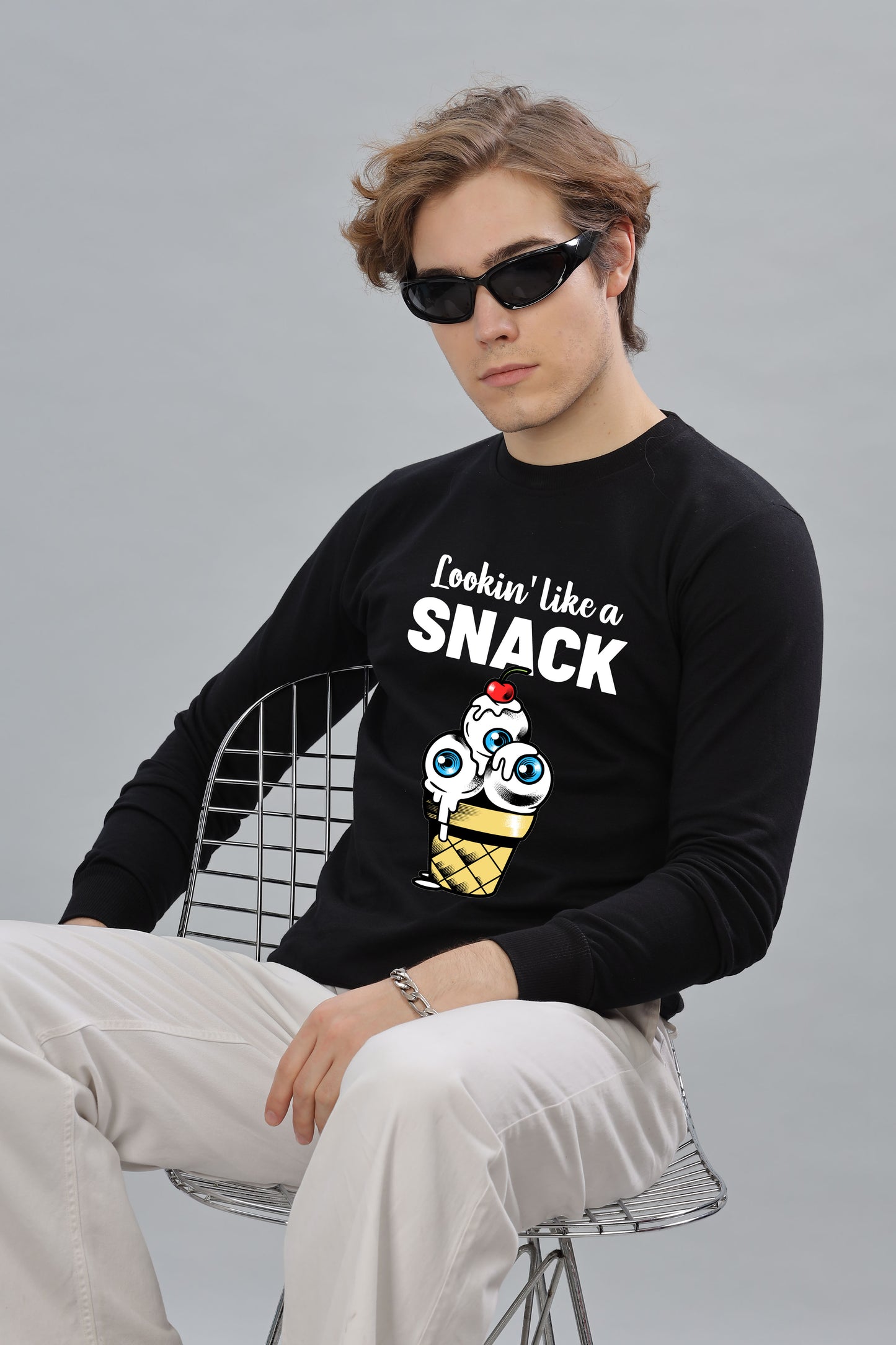 Men’s Full Sleeve Premium Pure Cotton Printed Sweatshirt