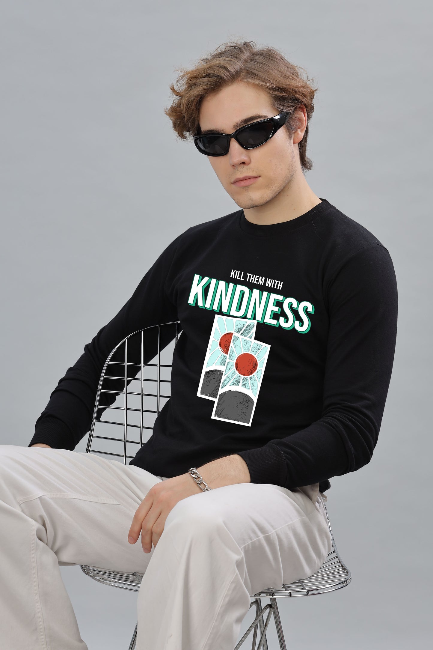 Men’s Full Sleeve Premium Pure Cotton Printed Sweatshirt