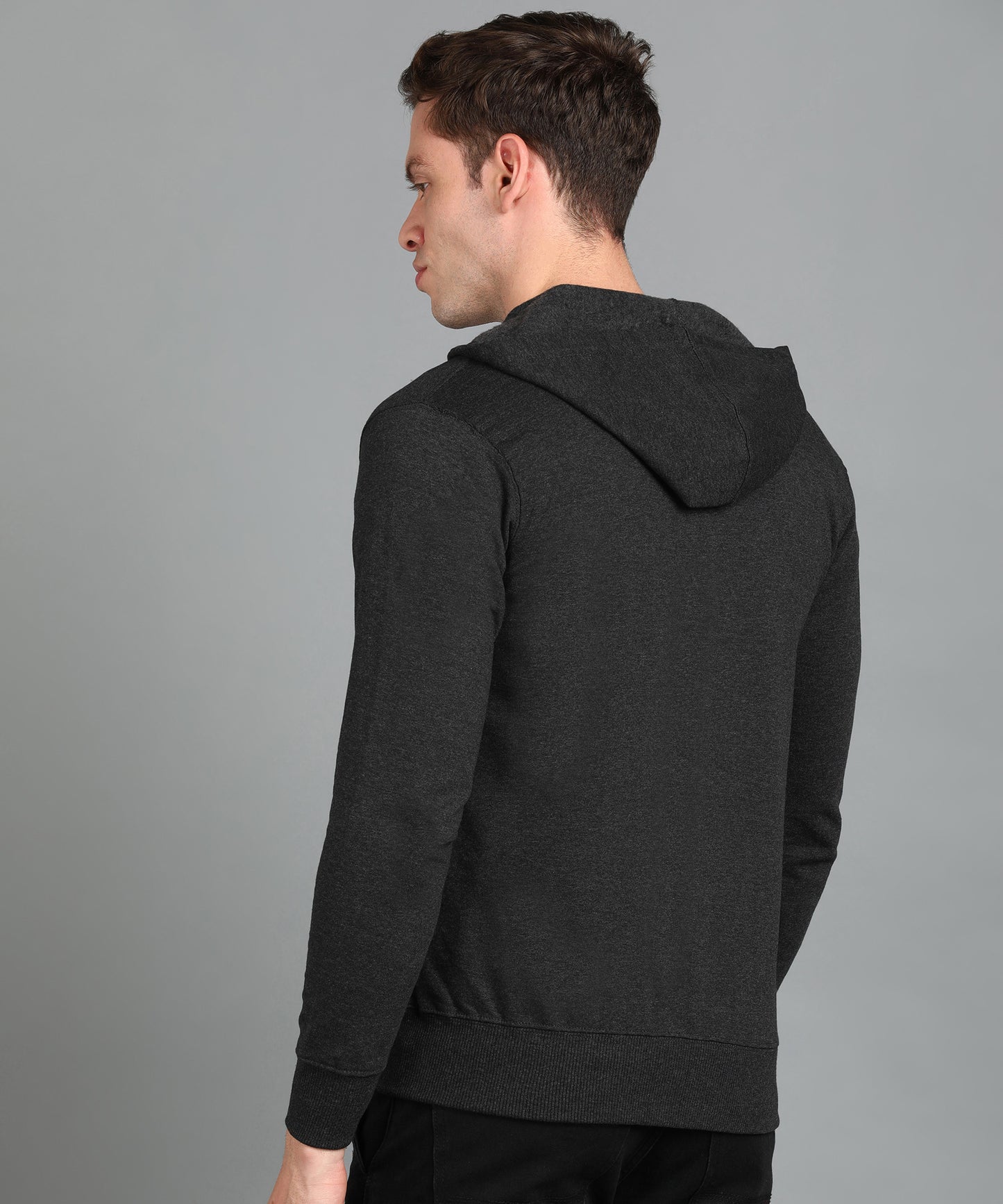 Men’s Plain Comfortable & Stylish Zipper Hooded Hoodie Sweatshirt