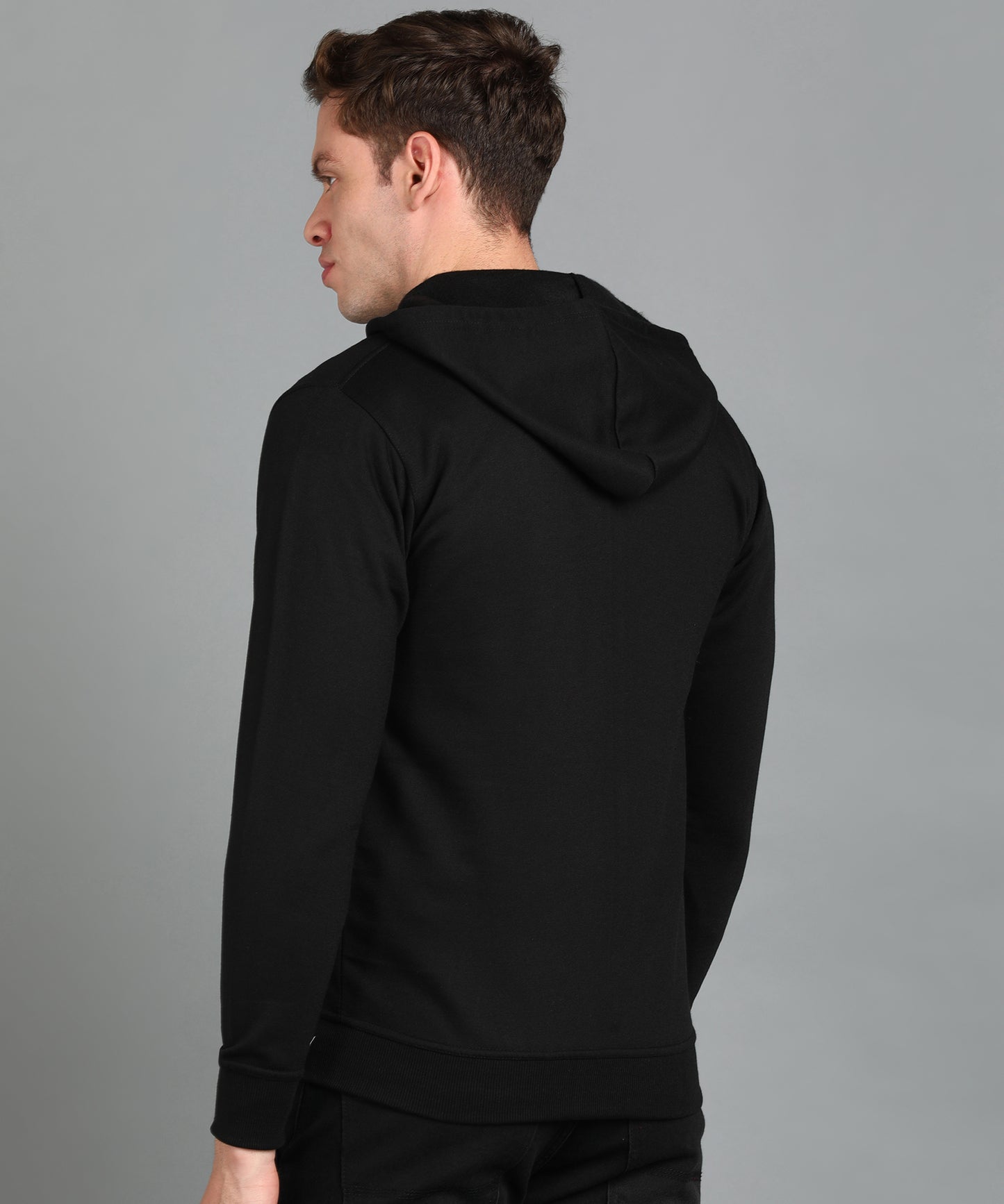 Men’s Plain Comfortable & Stylish Zipper Hooded Hoodie Sweatshirt