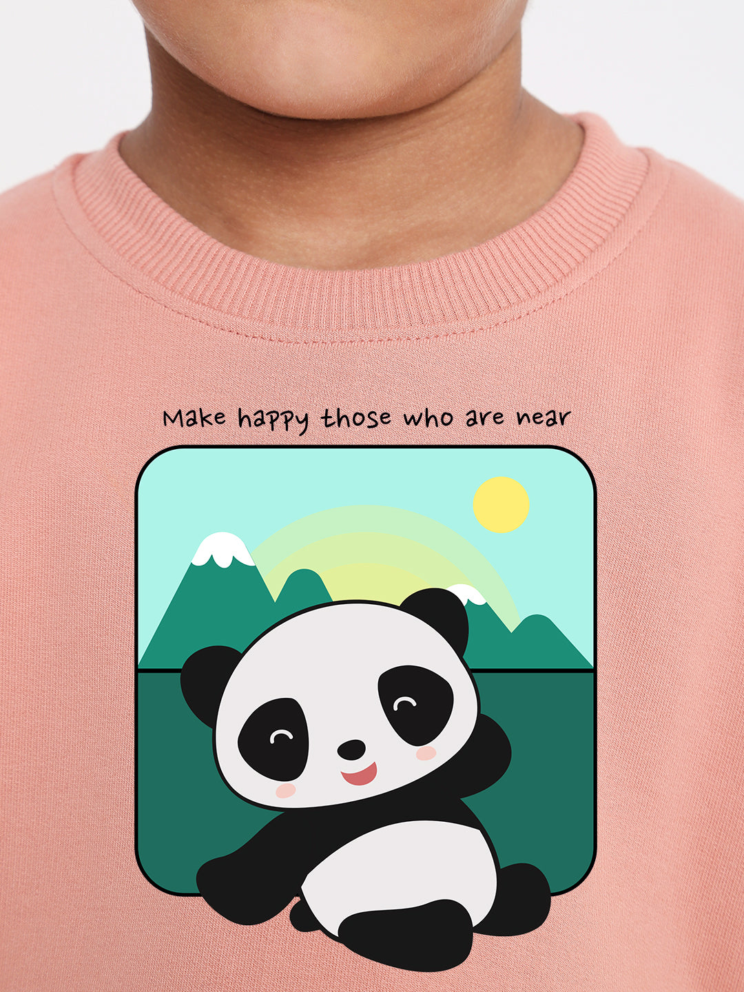 Kids Cute Panda Boys' Graphic Sweatshirt