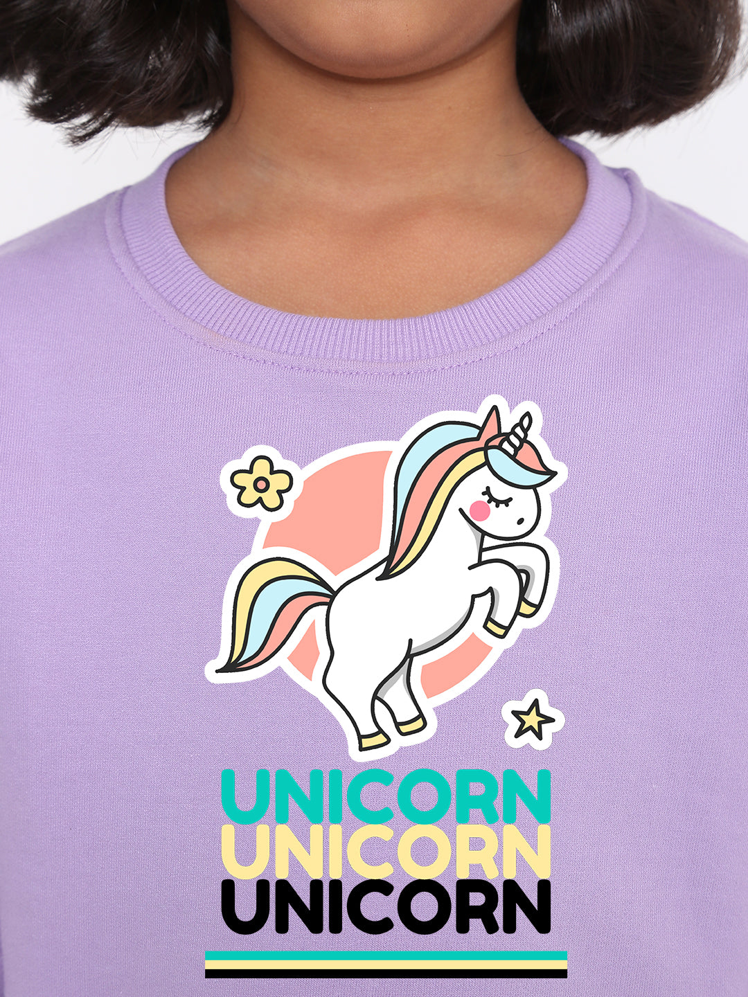 Kids Girls Unicorn Sweatshirt