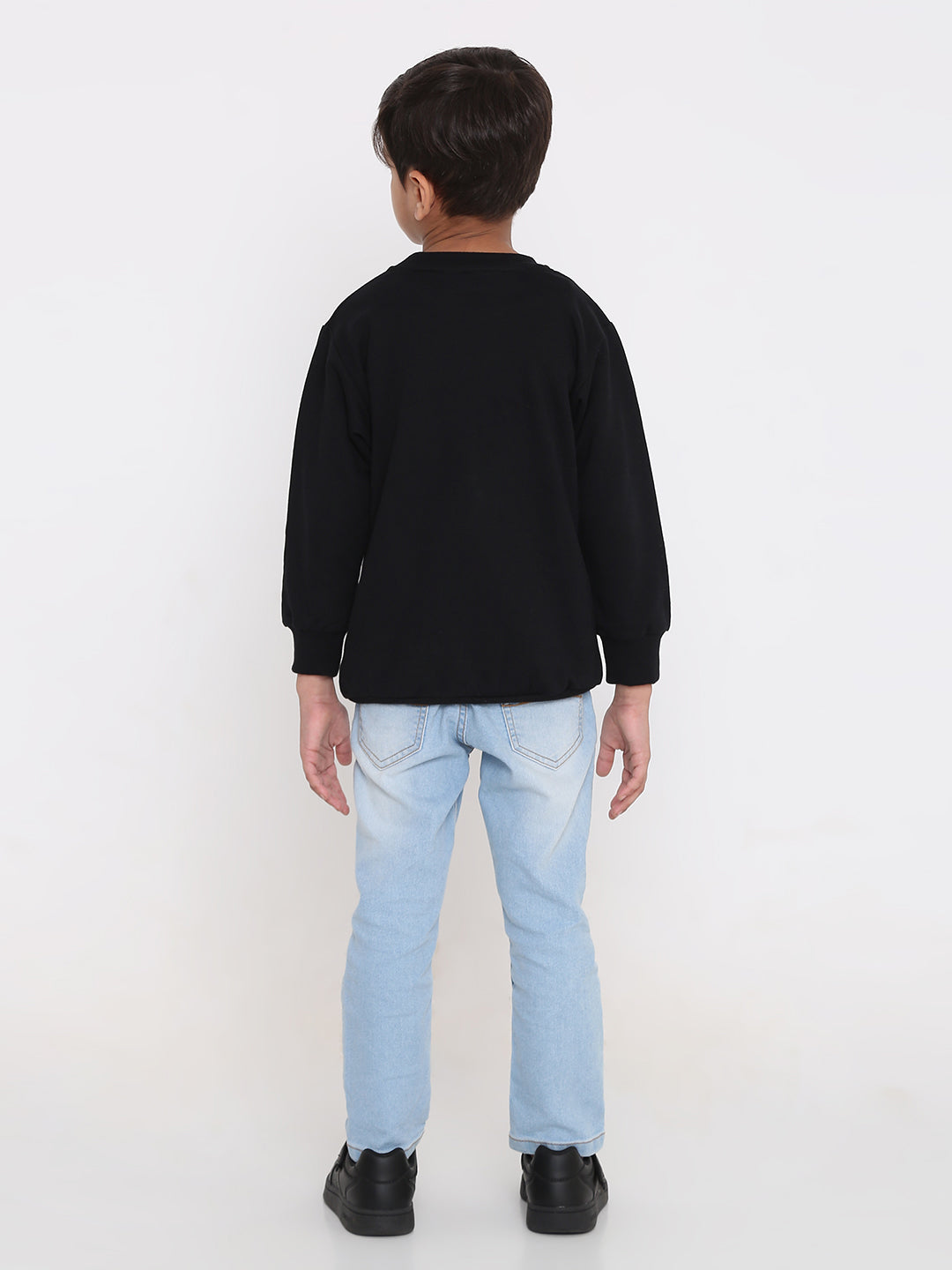 Kids Boys Plain Sweatshirt – Stylish & Comfortable